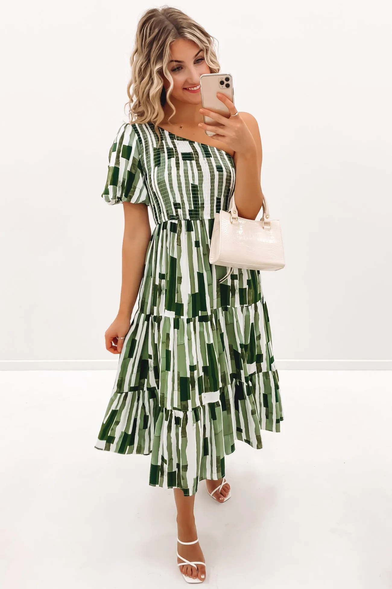 Corey Midi Dress Green