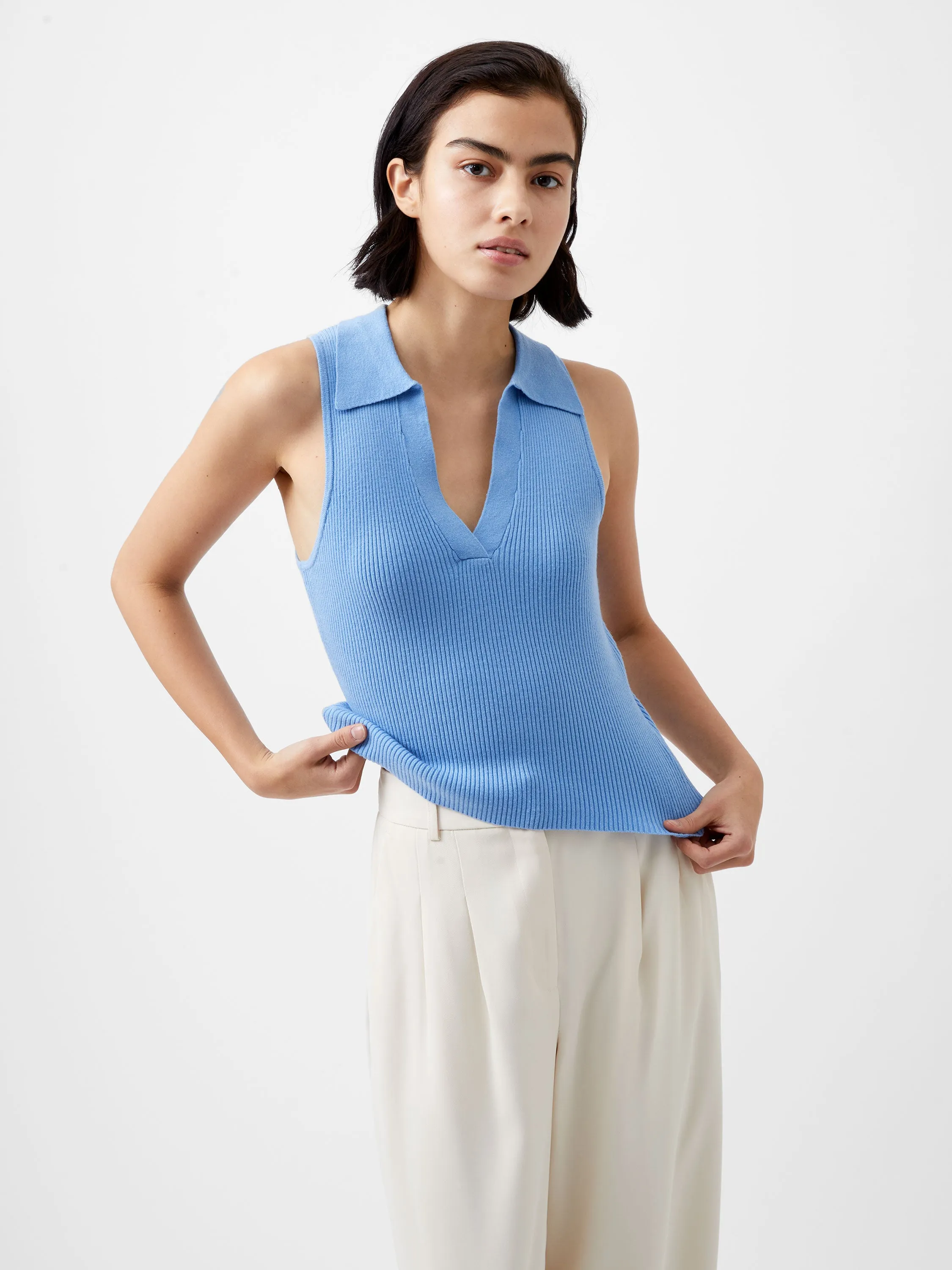 Cosysoft V Neck Sleeveless Sweater