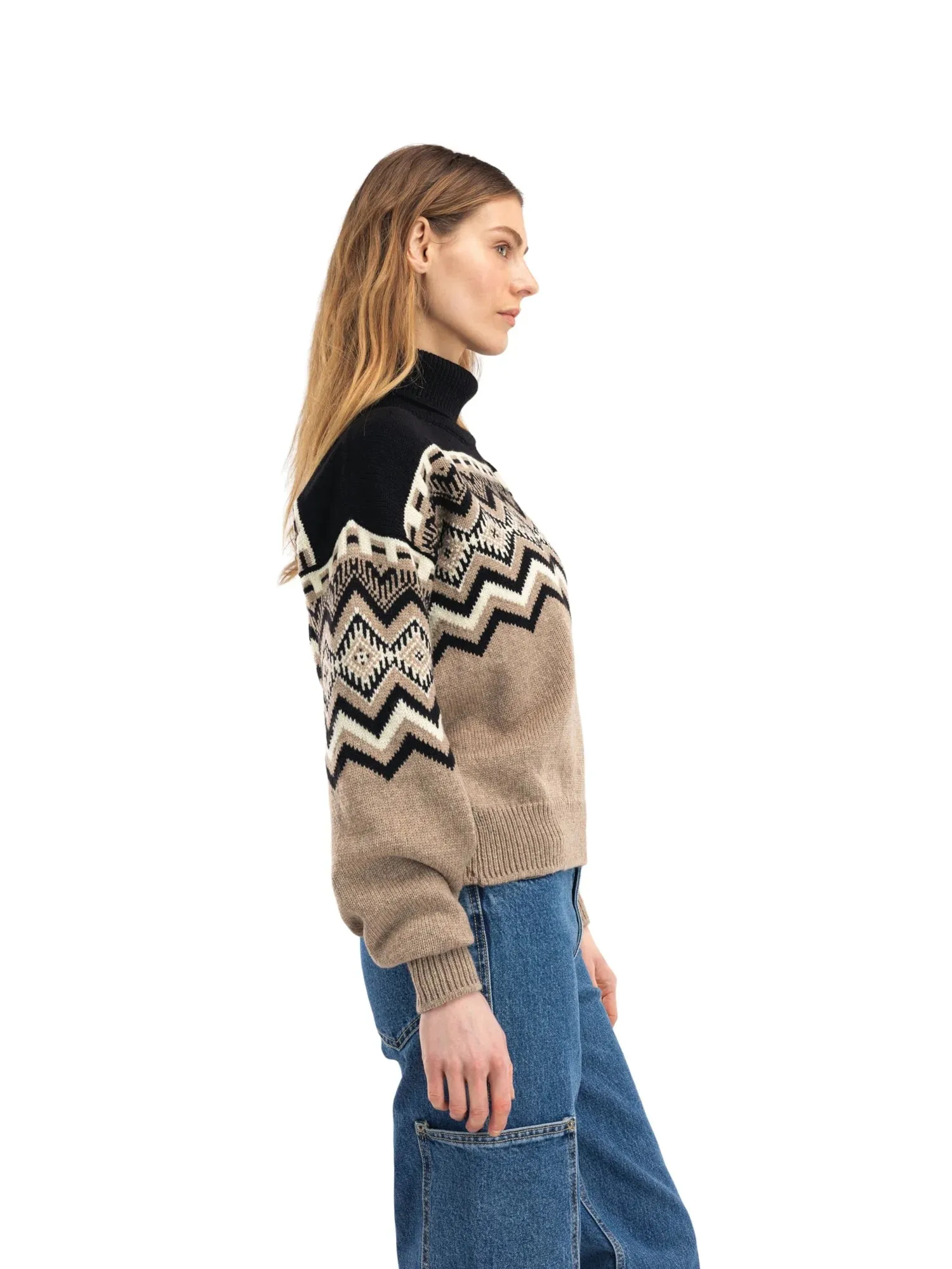 Dale of Norway | Randaberg Sweater | Women's | Brown/Black/Off White