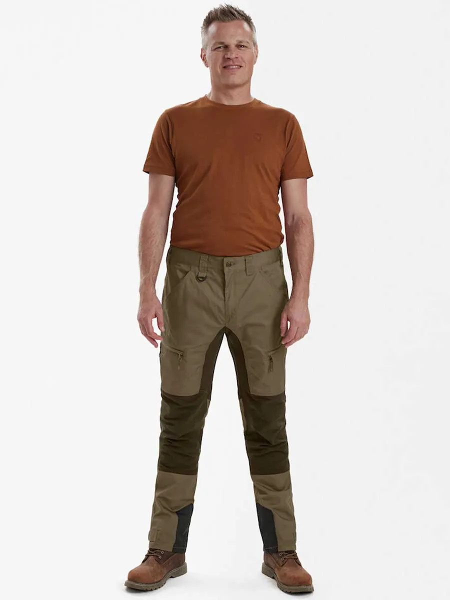 DEERHUNTER Rogaland Stretch Trousers Contrast - Men's - Driftwood