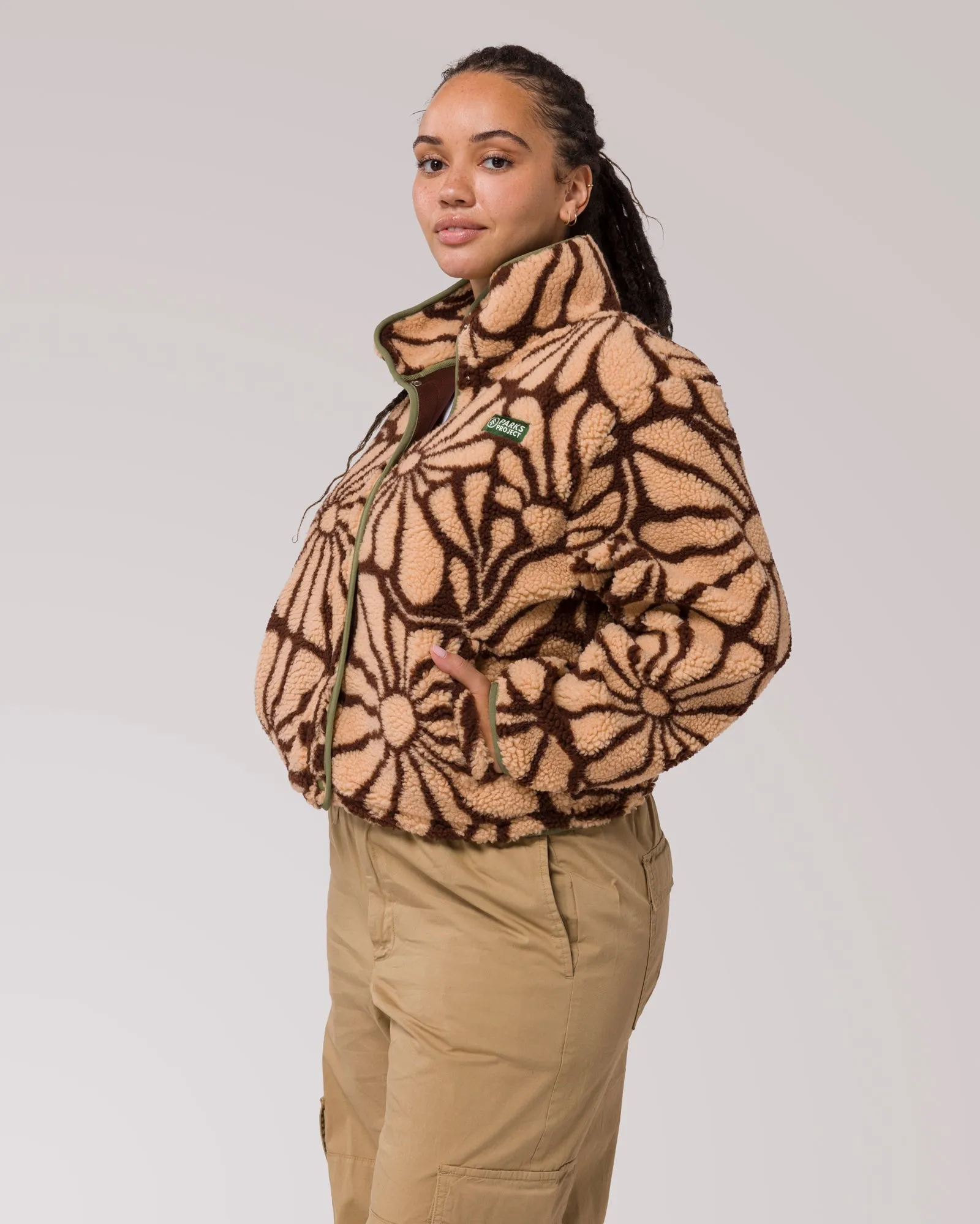 Desert Wildflowers High Pile Women's Jacket