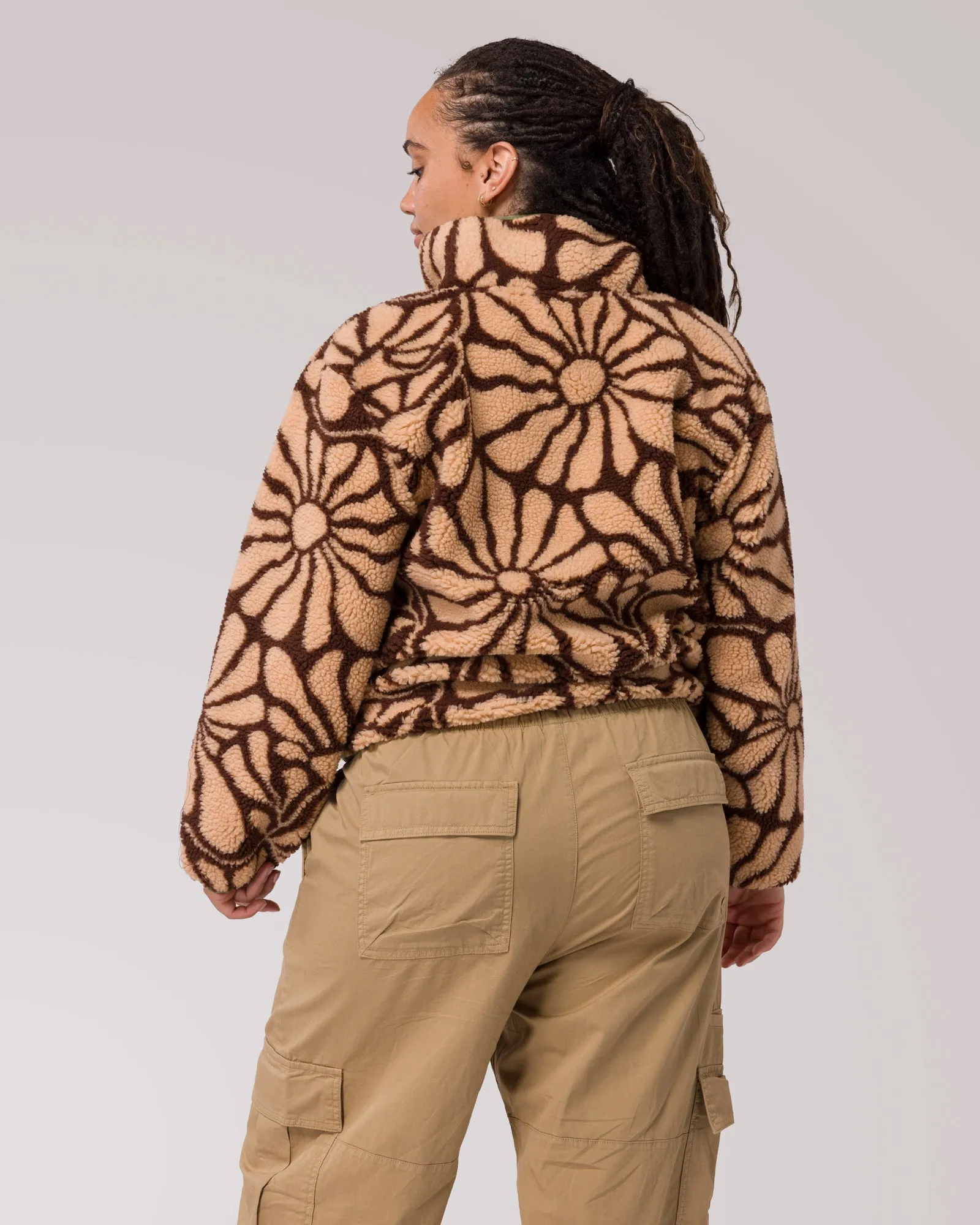 Desert Wildflowers High Pile Women's Jacket