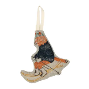 Downhill Fox Ornament