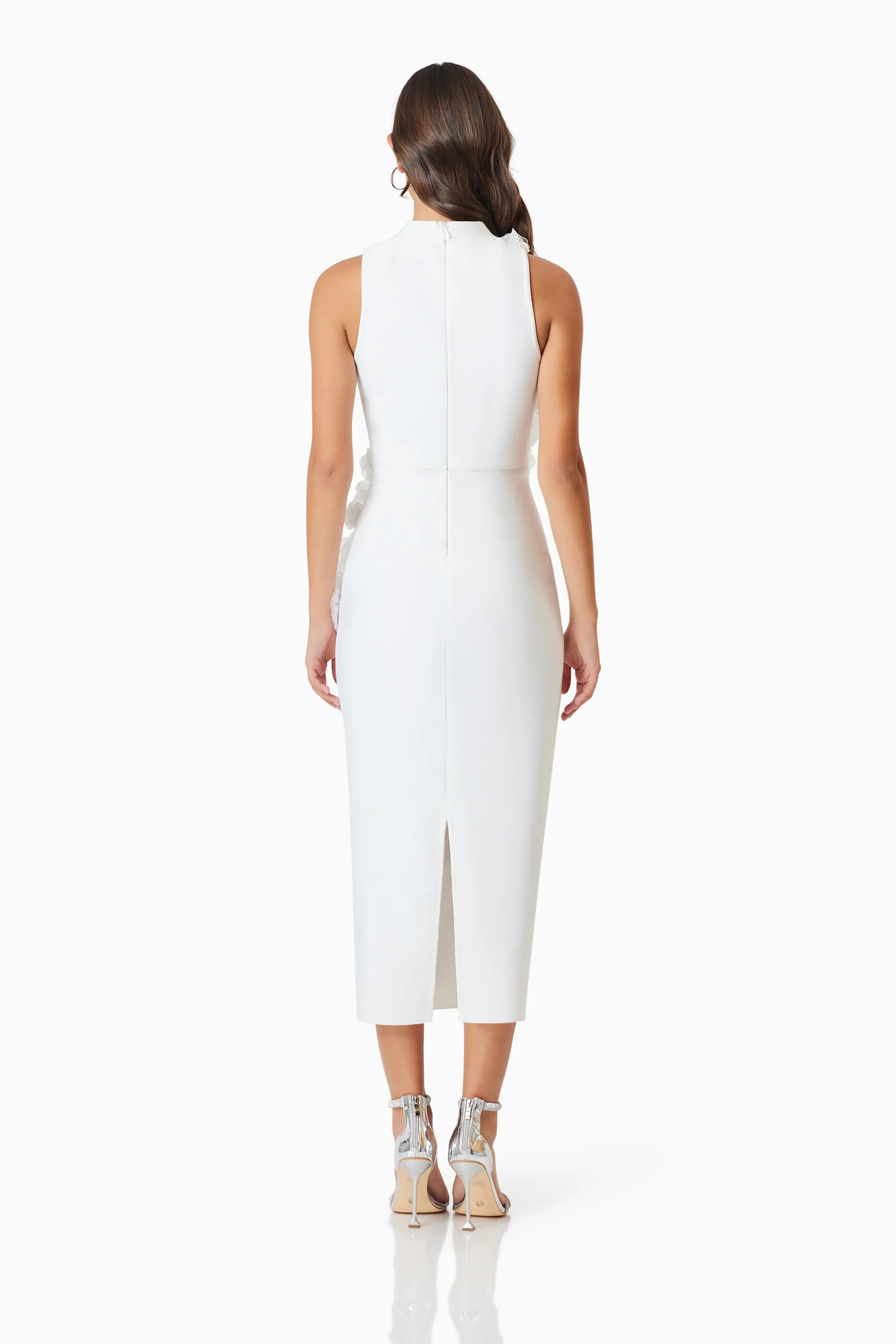 Elliatt Whitetail Midi Dress - Ivory