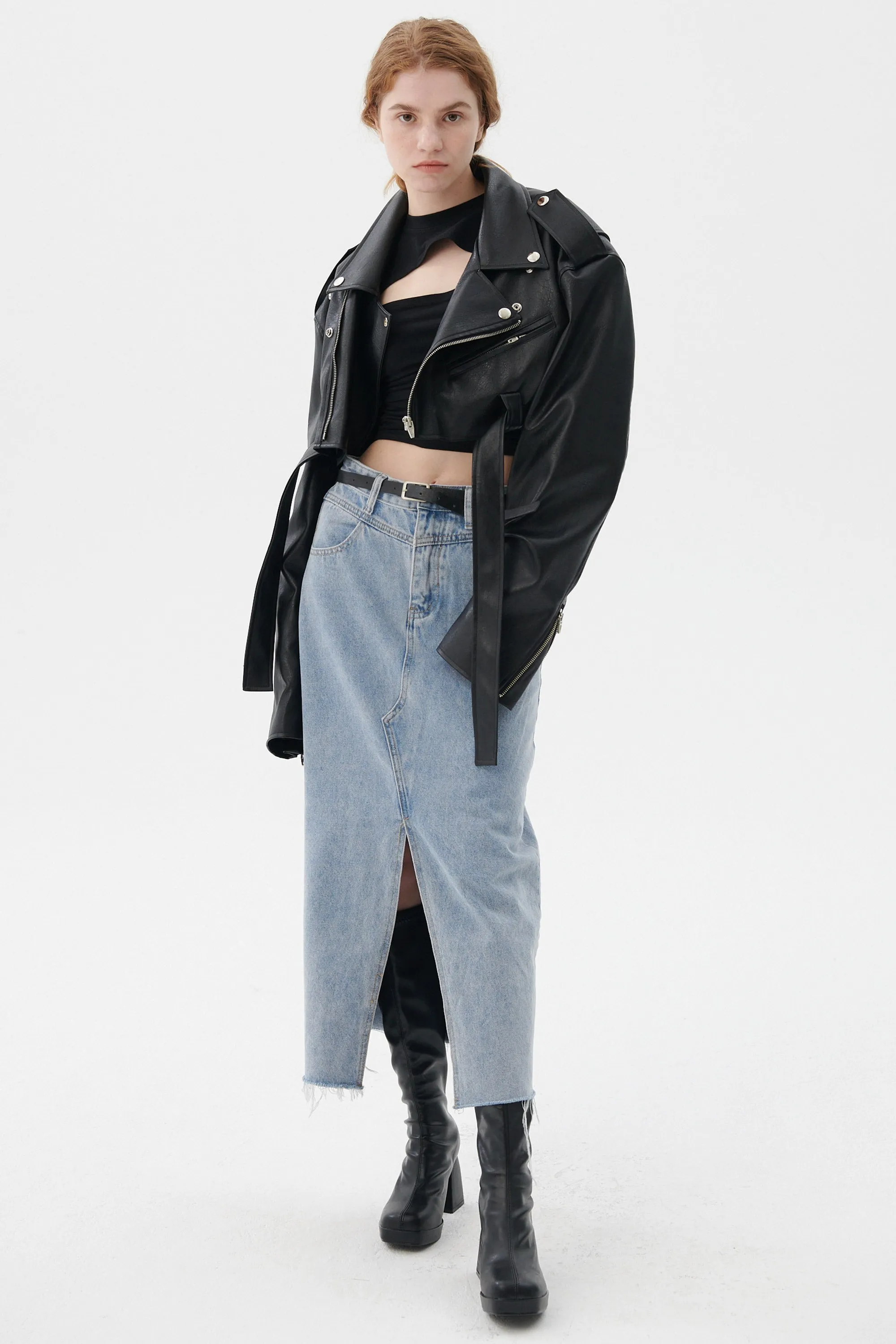 Emma Cropped Rider Jacket