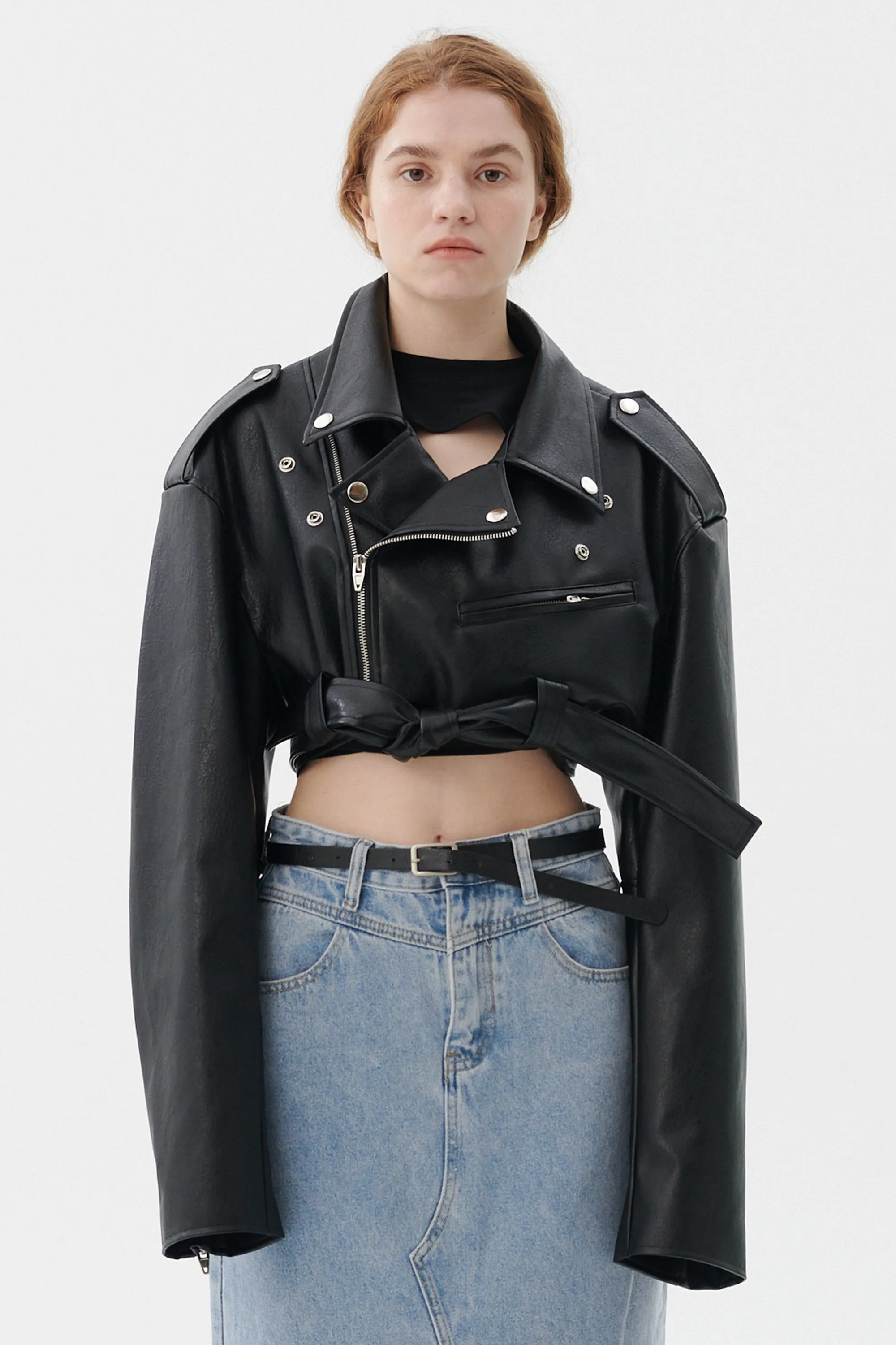 Emma Cropped Rider Jacket