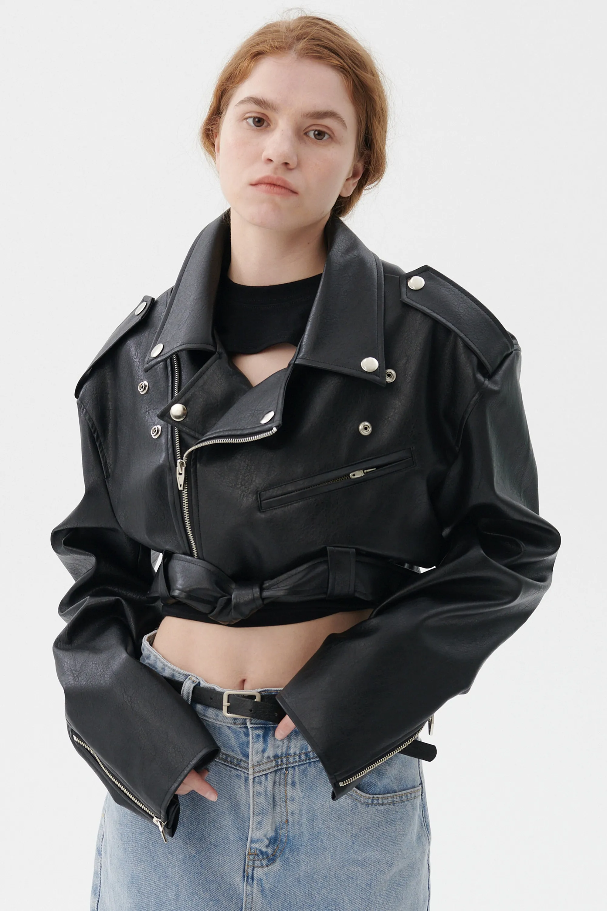 Emma Cropped Rider Jacket