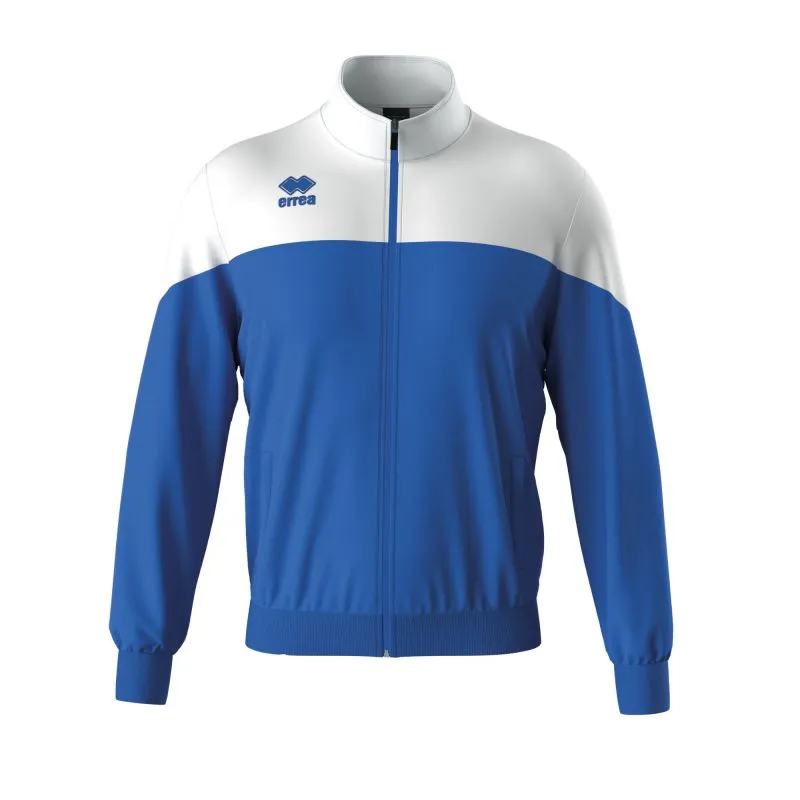 ERREA BUDDY FULL ZIP TRACK TOP BLUE WHITE