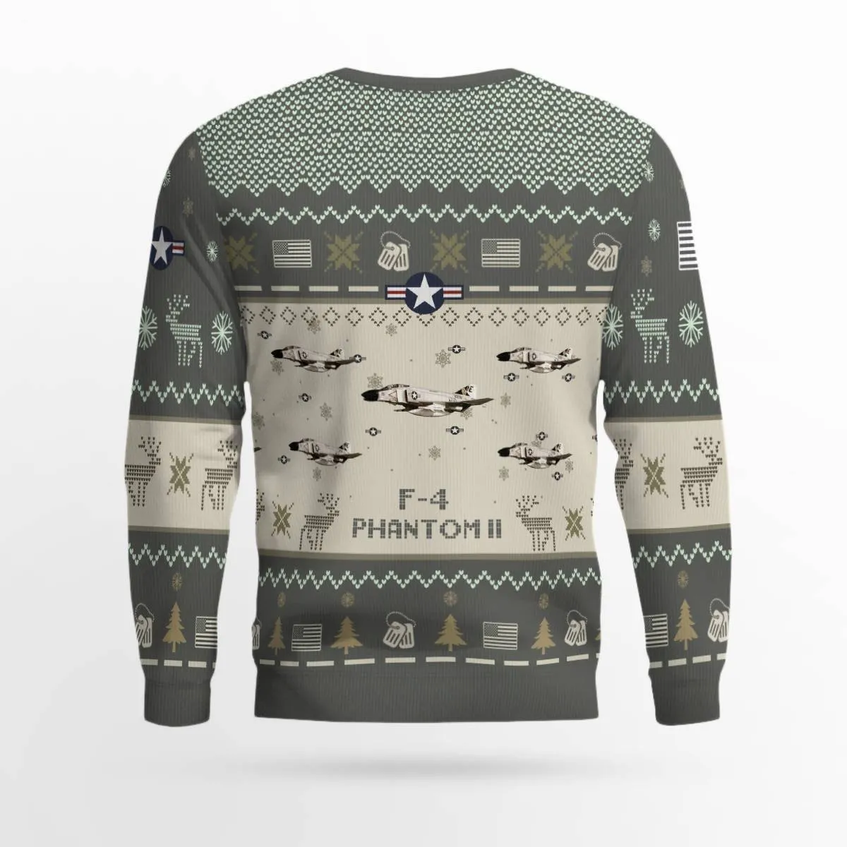 F-4 Phantom II F4 NAVAL Aircraft Ugly Sweater, Ugly Sweater Christmas Shirt for Men Dad Veteran