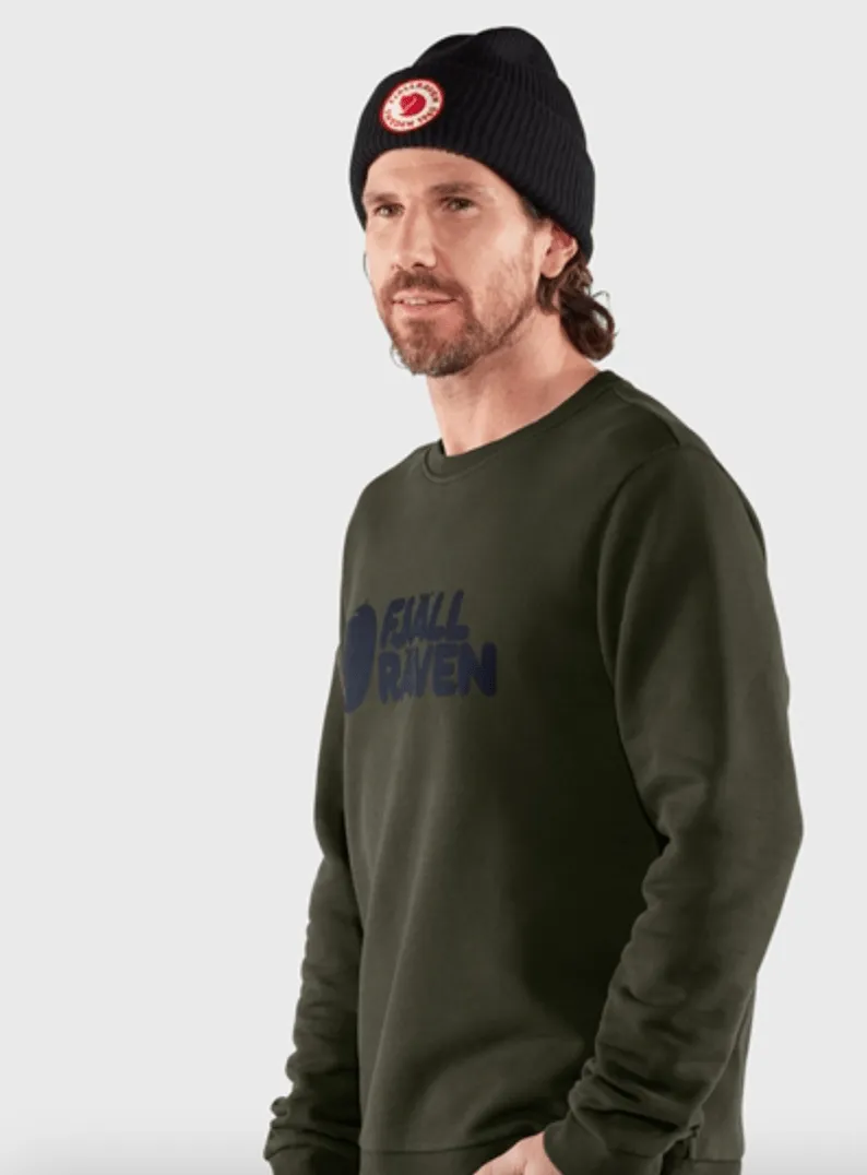 Fjällräven Logo Sweater M Deep Sea