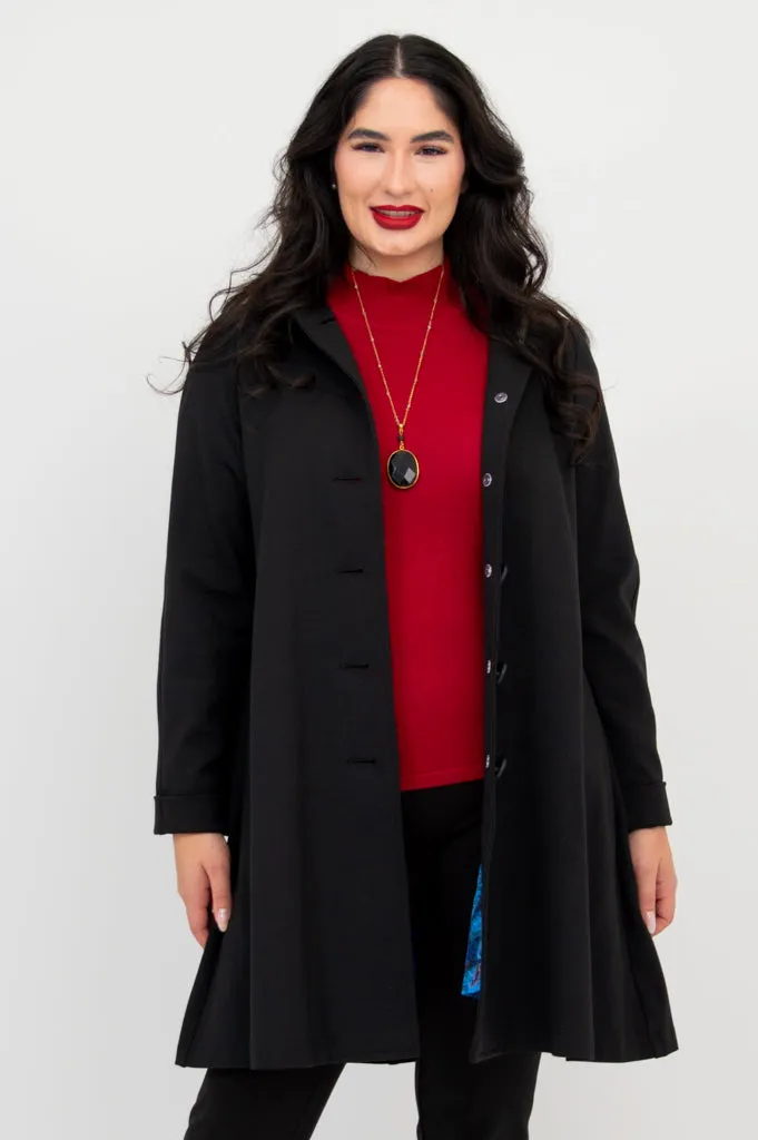 Florence Coat, Black, Modal