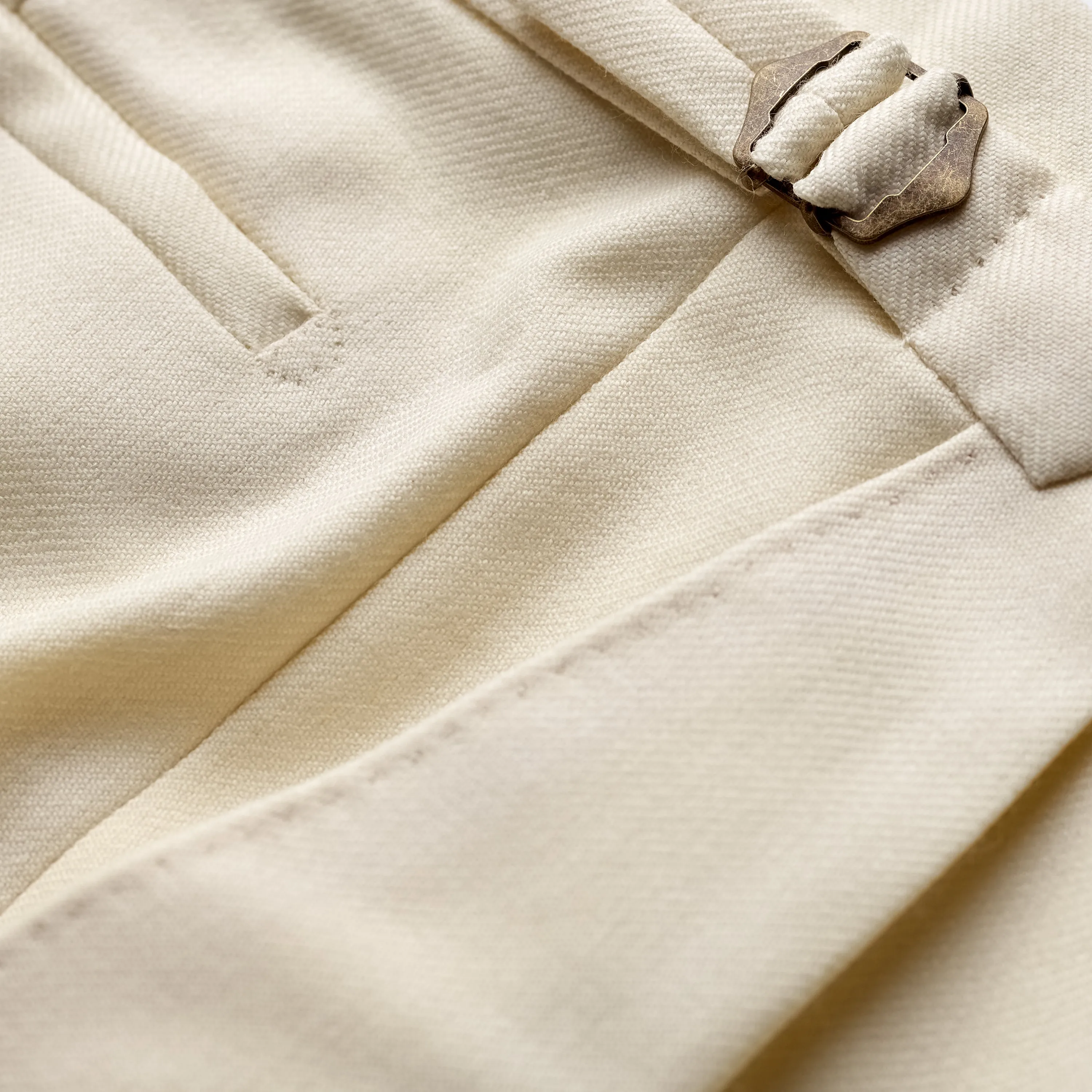 Fox Ecru Twill Trousers