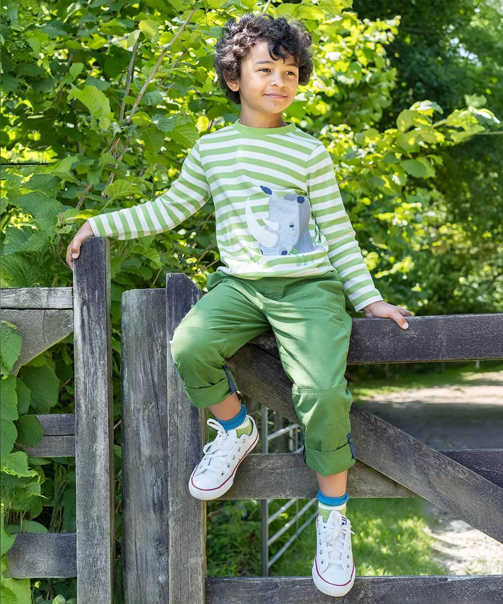 Frugi Pioneer Trousers - Jungle Green