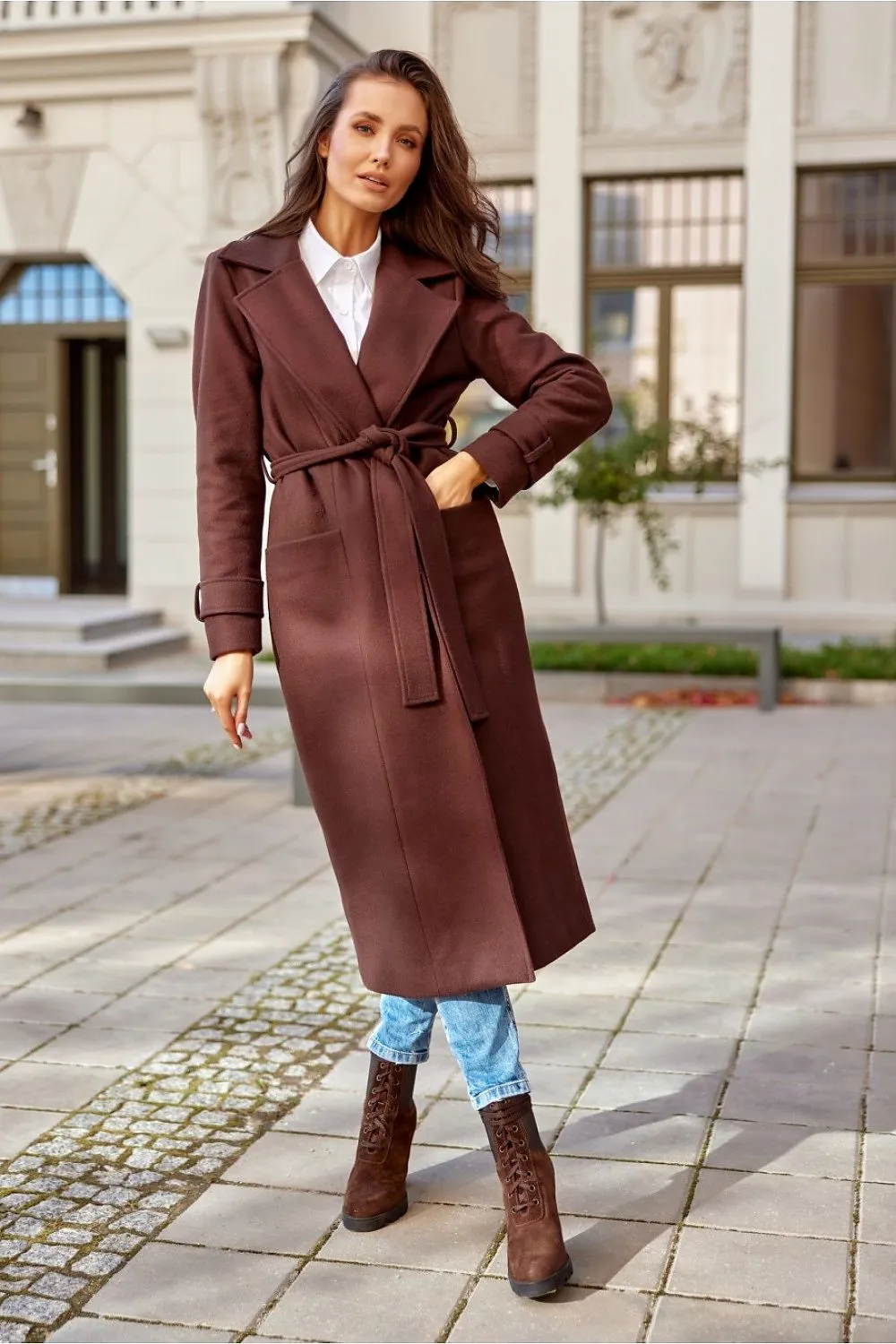 Full Length Belted Coat