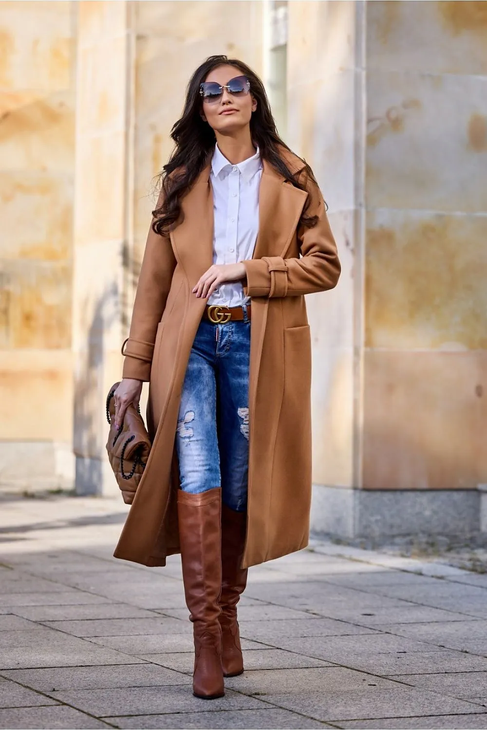 Full Length Belted Coat