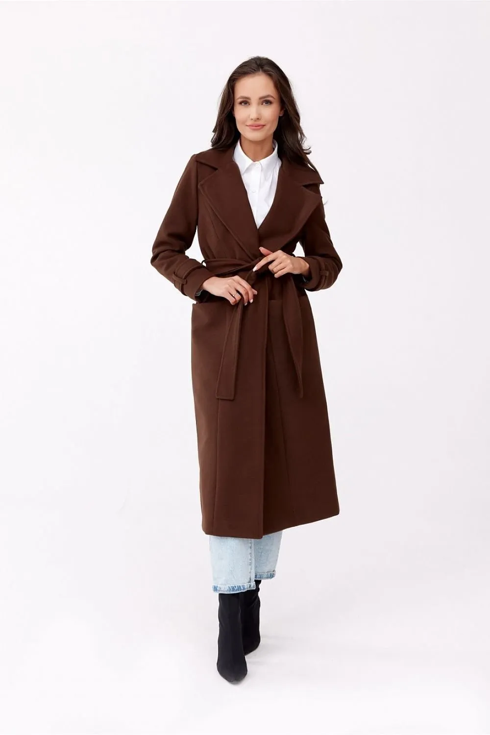 Full Length Belted Coat