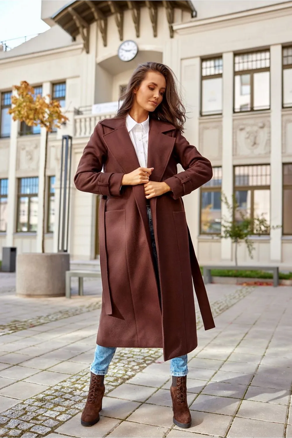 Full Length Belted Coat