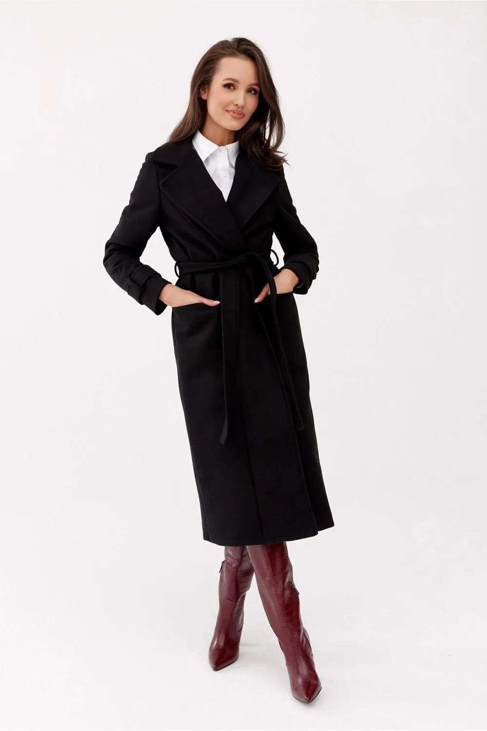 Full Length Belted Coat