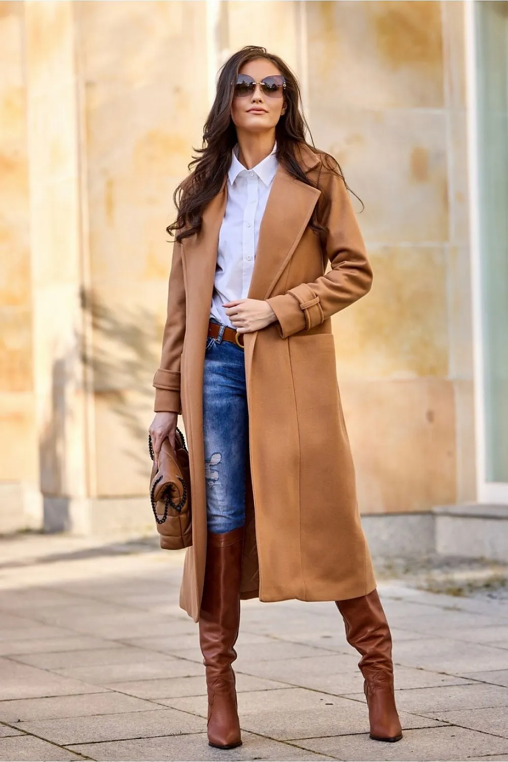 Full Length Belted Coat