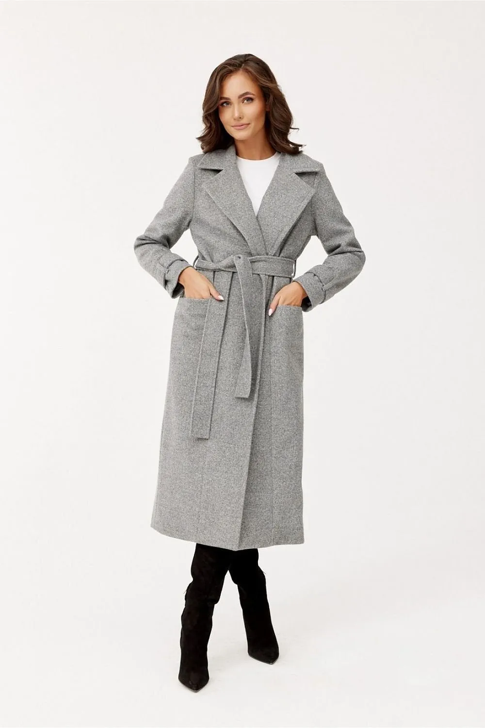 Full Length Belted Coat