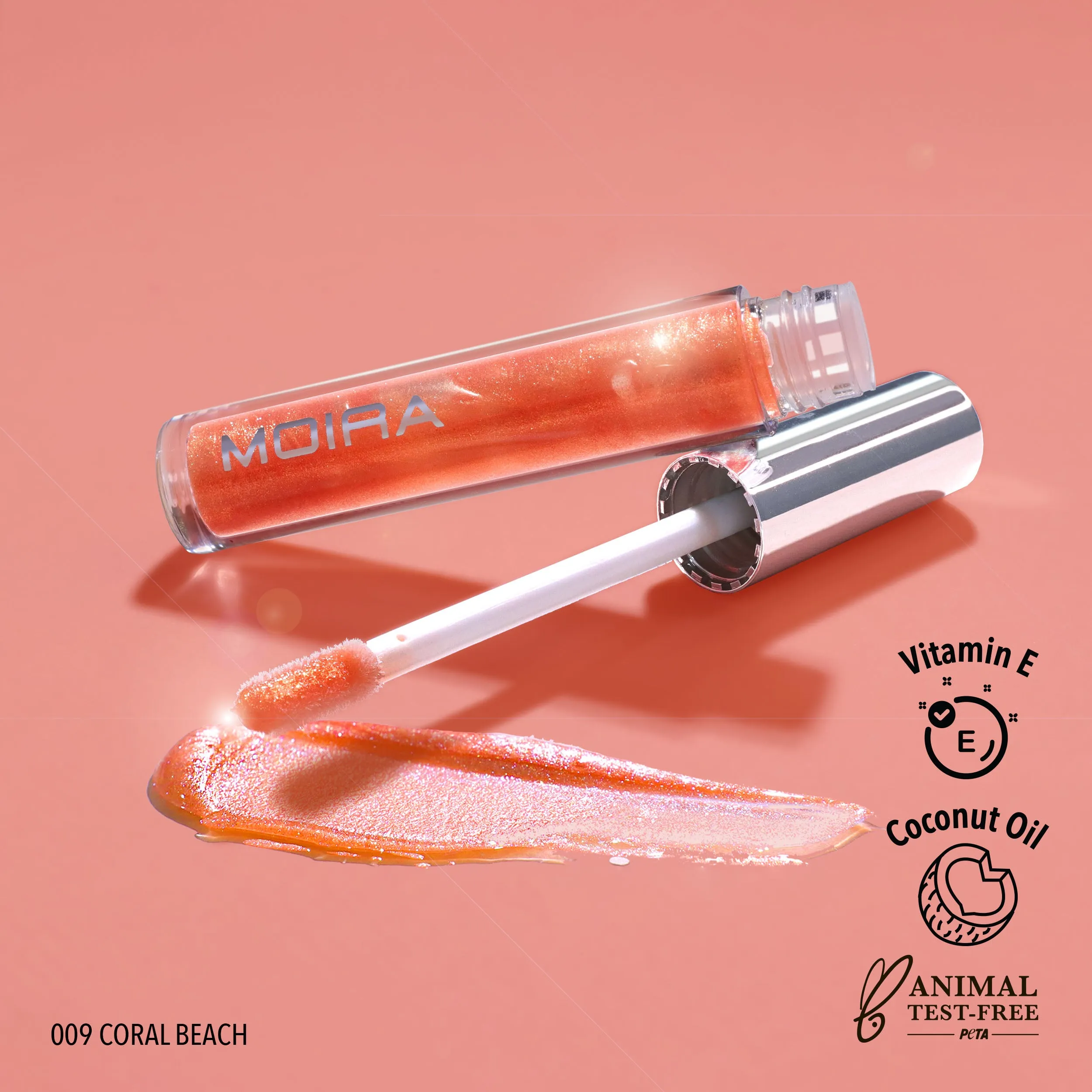 Gloss Affair Lip Gloss (009, Coral Beach)