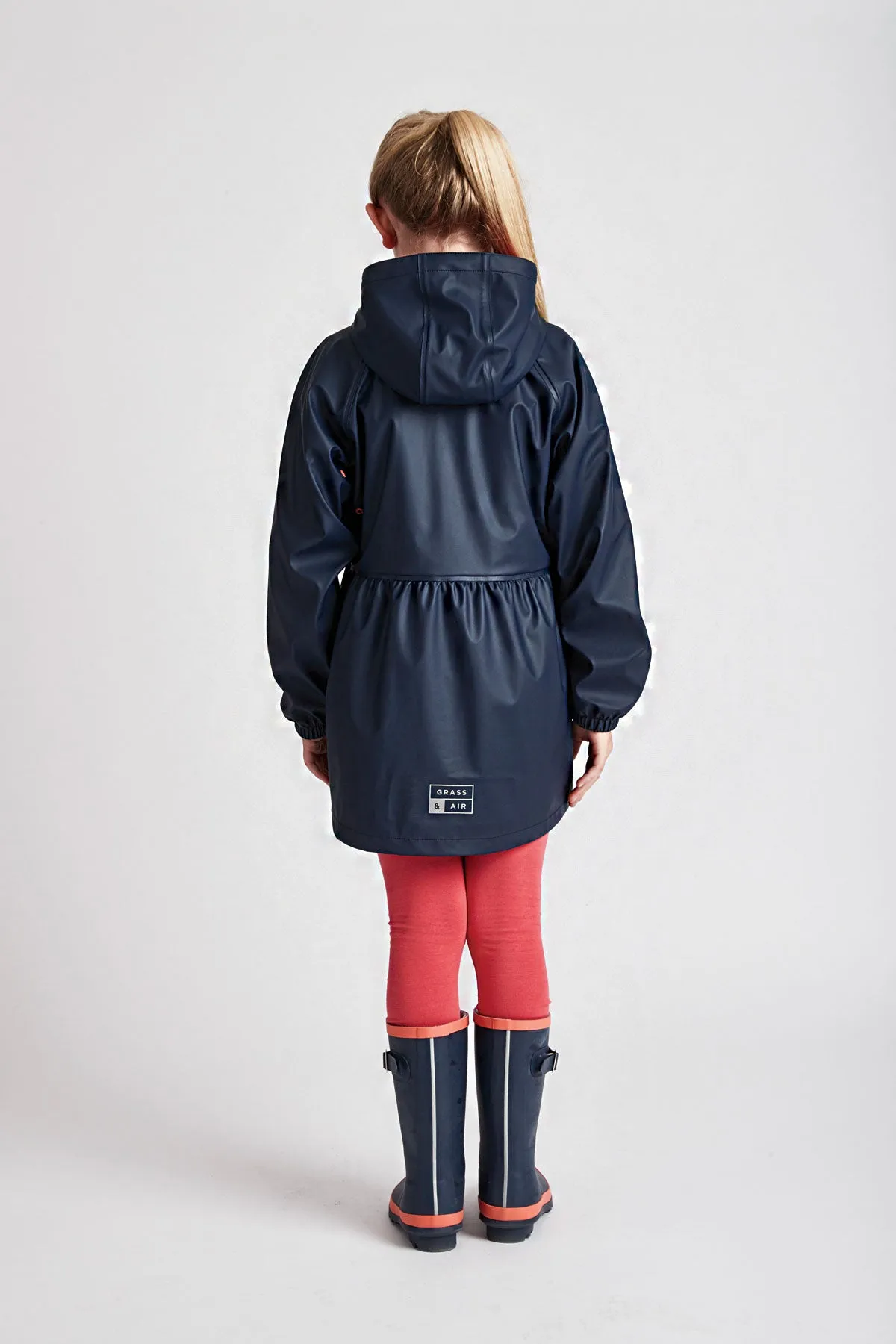 GRASS & AIR - Girls Rainster - Navy