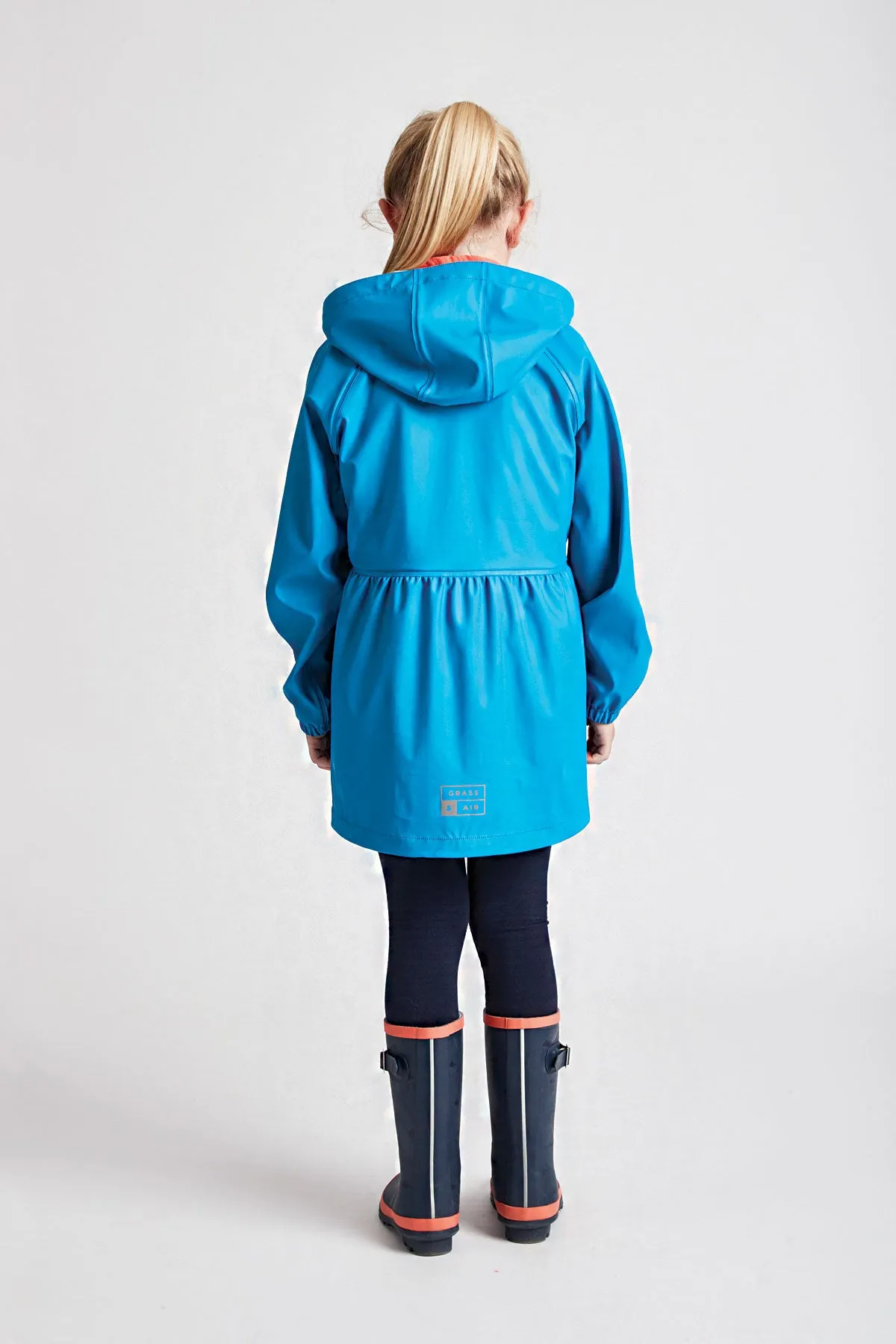 GRASS & AIR - Girls Rainster - Turquoise