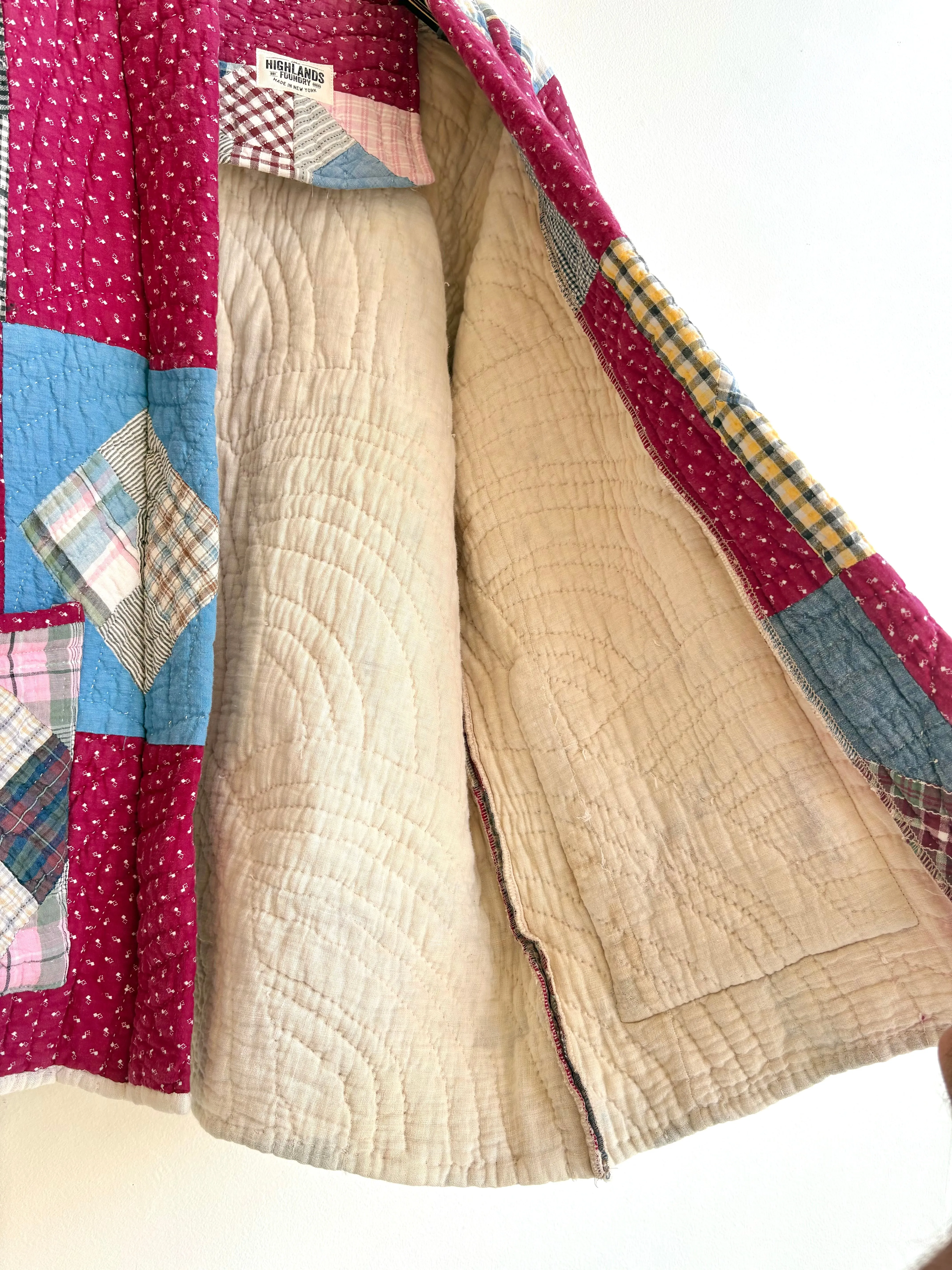 Heirloom Quilt Coat (Red Multi Color)