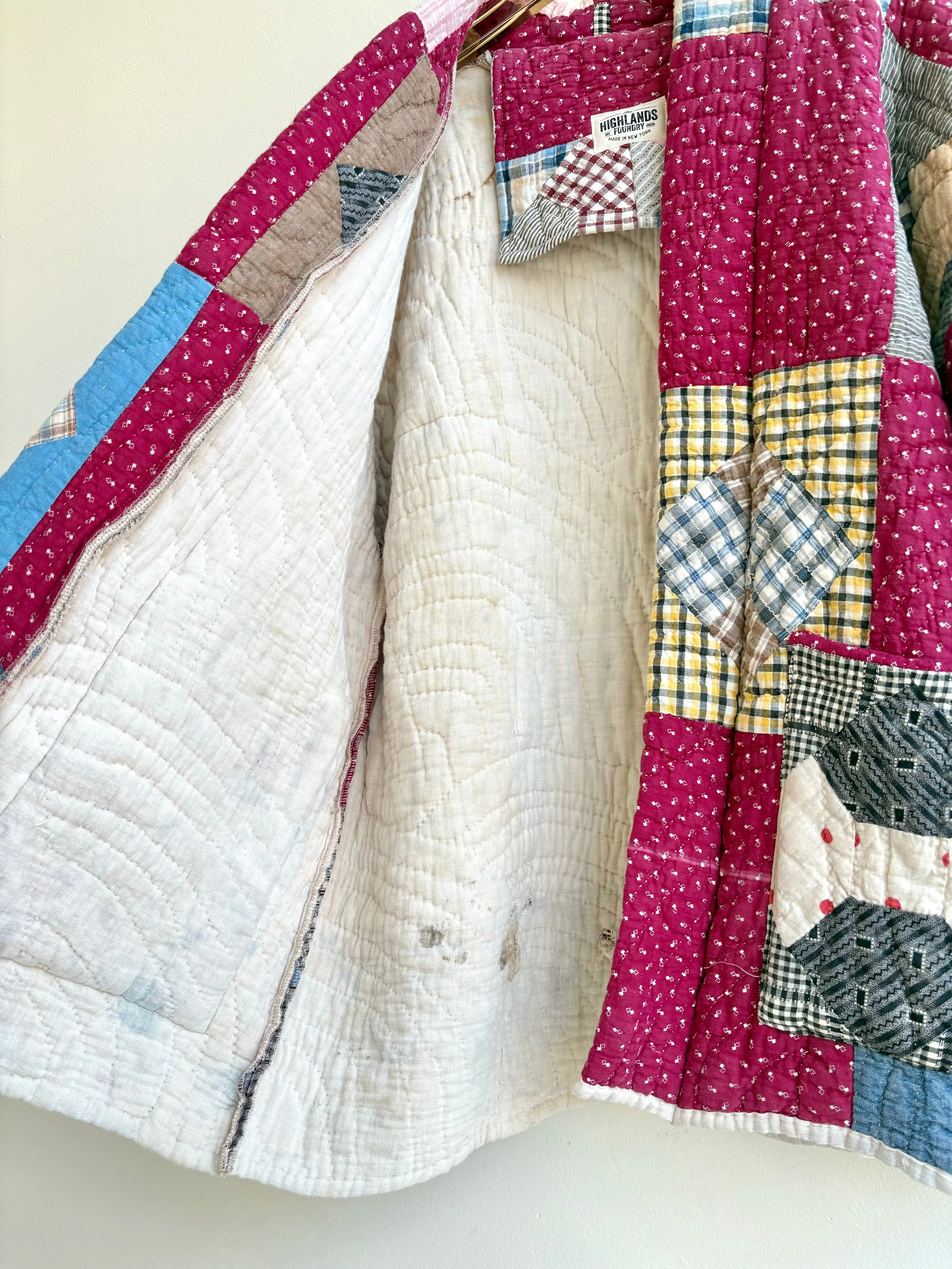 Heirloom Quilt Coat (Red Multi Color)