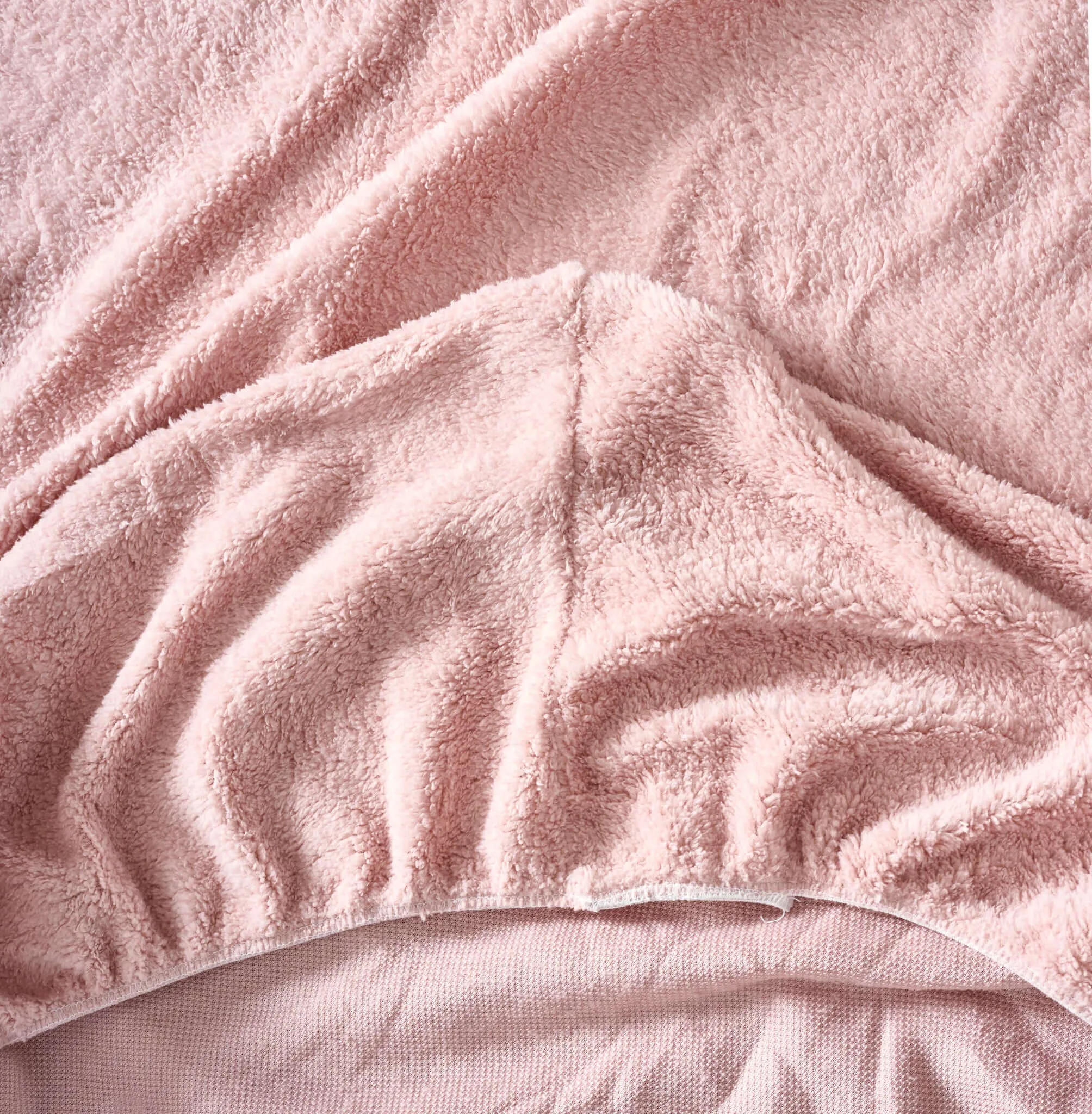 Hibernate Cosy Collection Super Soft Teddy Fleece Fitted Sheet - Rose Pink