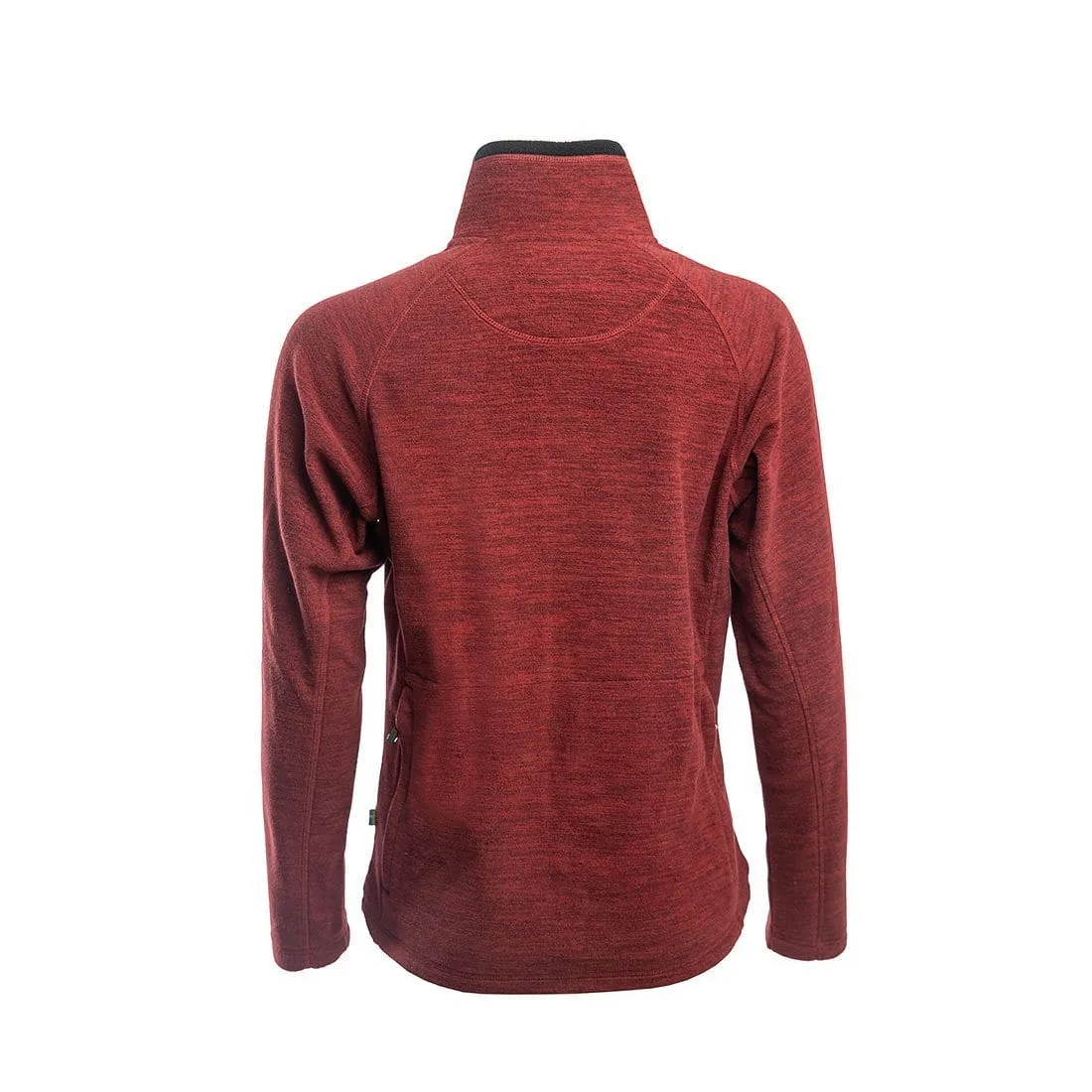 Hiker Fleece Jacket Lady (Dark Red Mélange)