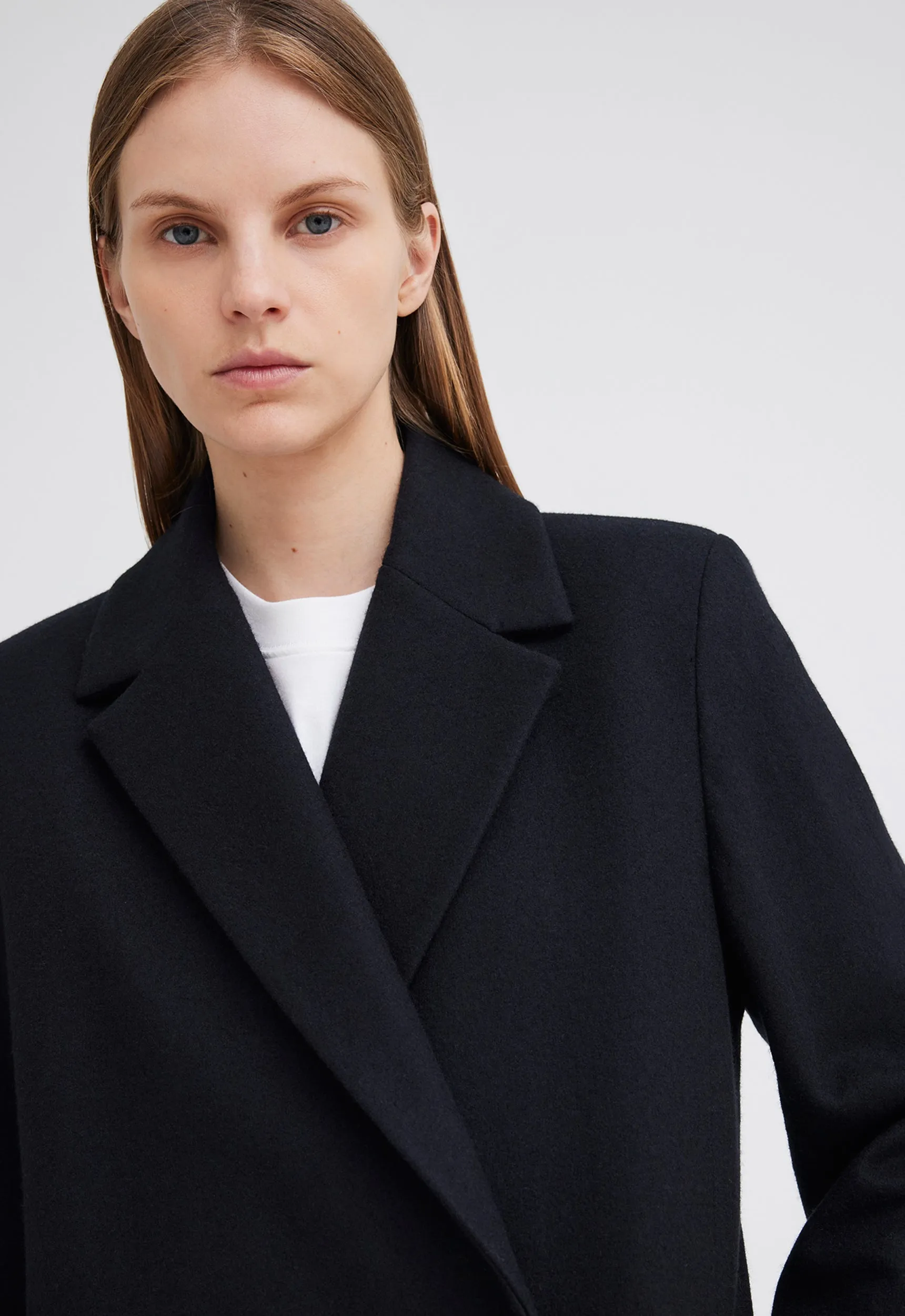 Howell Merino Wool Coat - Black