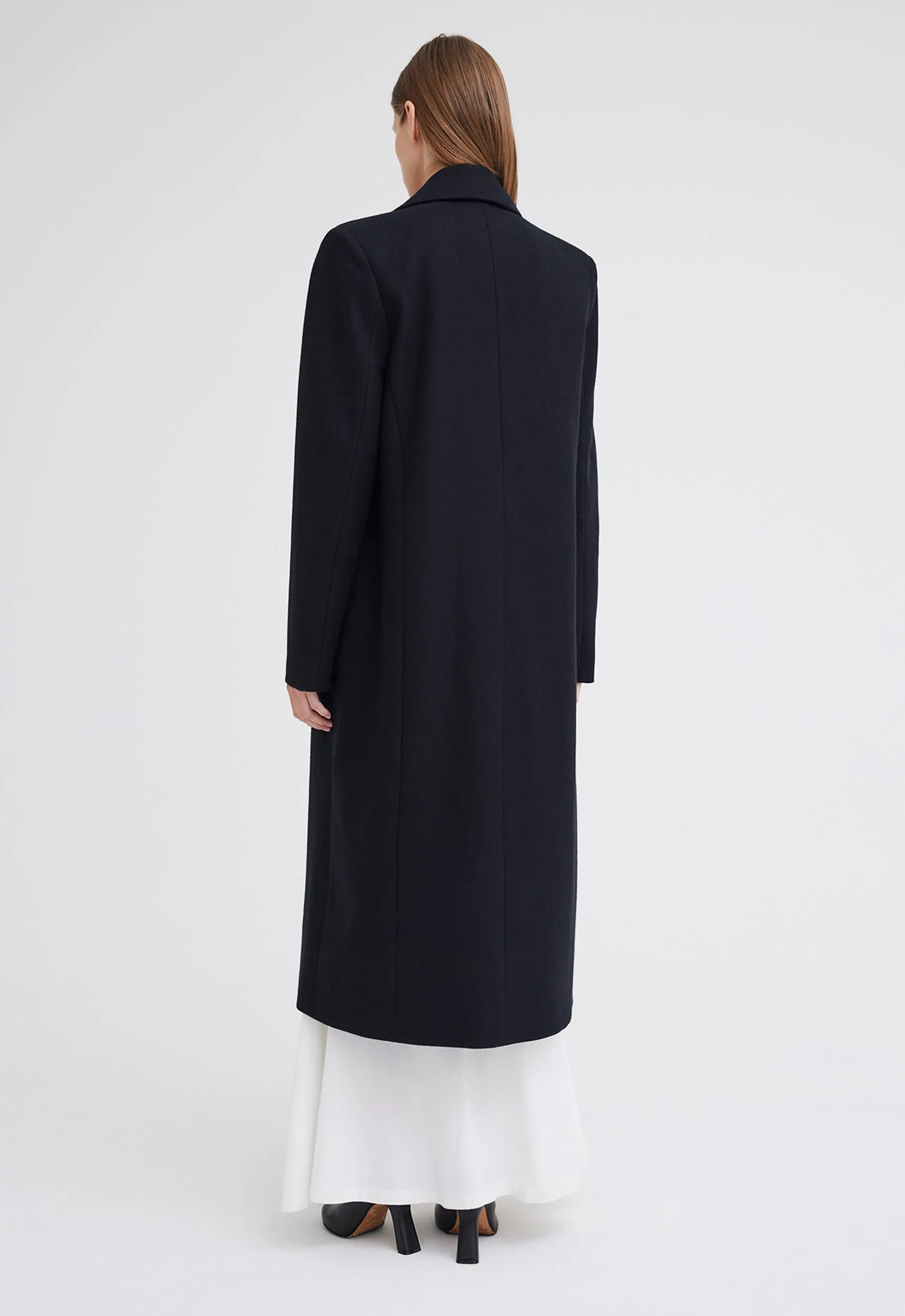 Howell Merino Wool Coat - Black