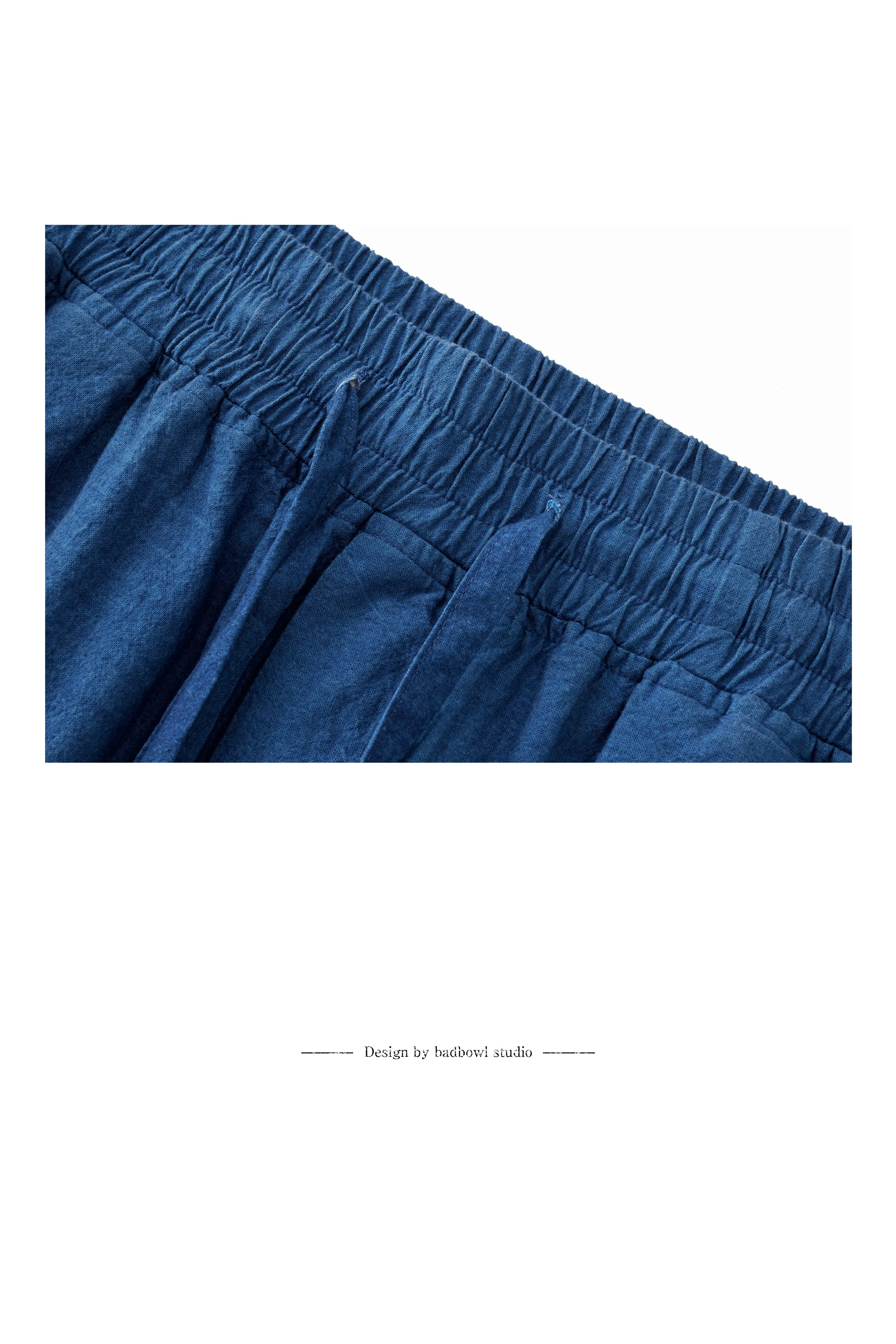 Indigo Ice Cracks Trousers （不展示）