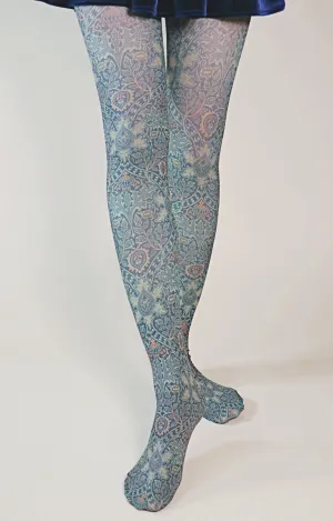 Ispahan  by William Morris | Printed Tights