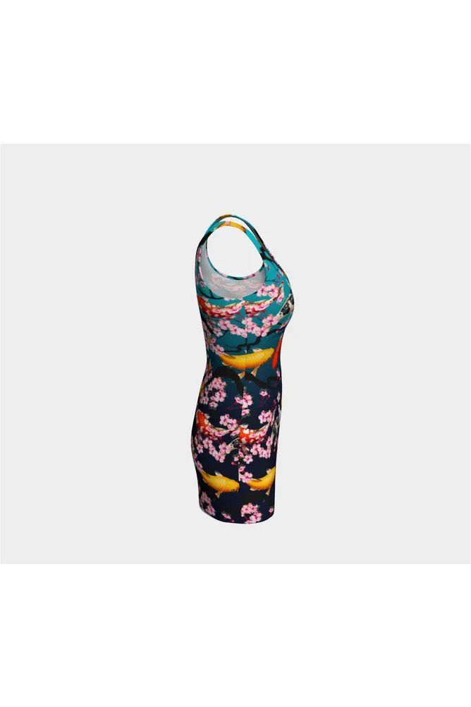 Koi to the World Bodycon Dress