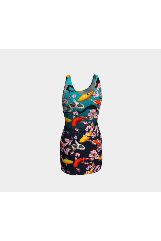 Koi to the World Bodycon Dress