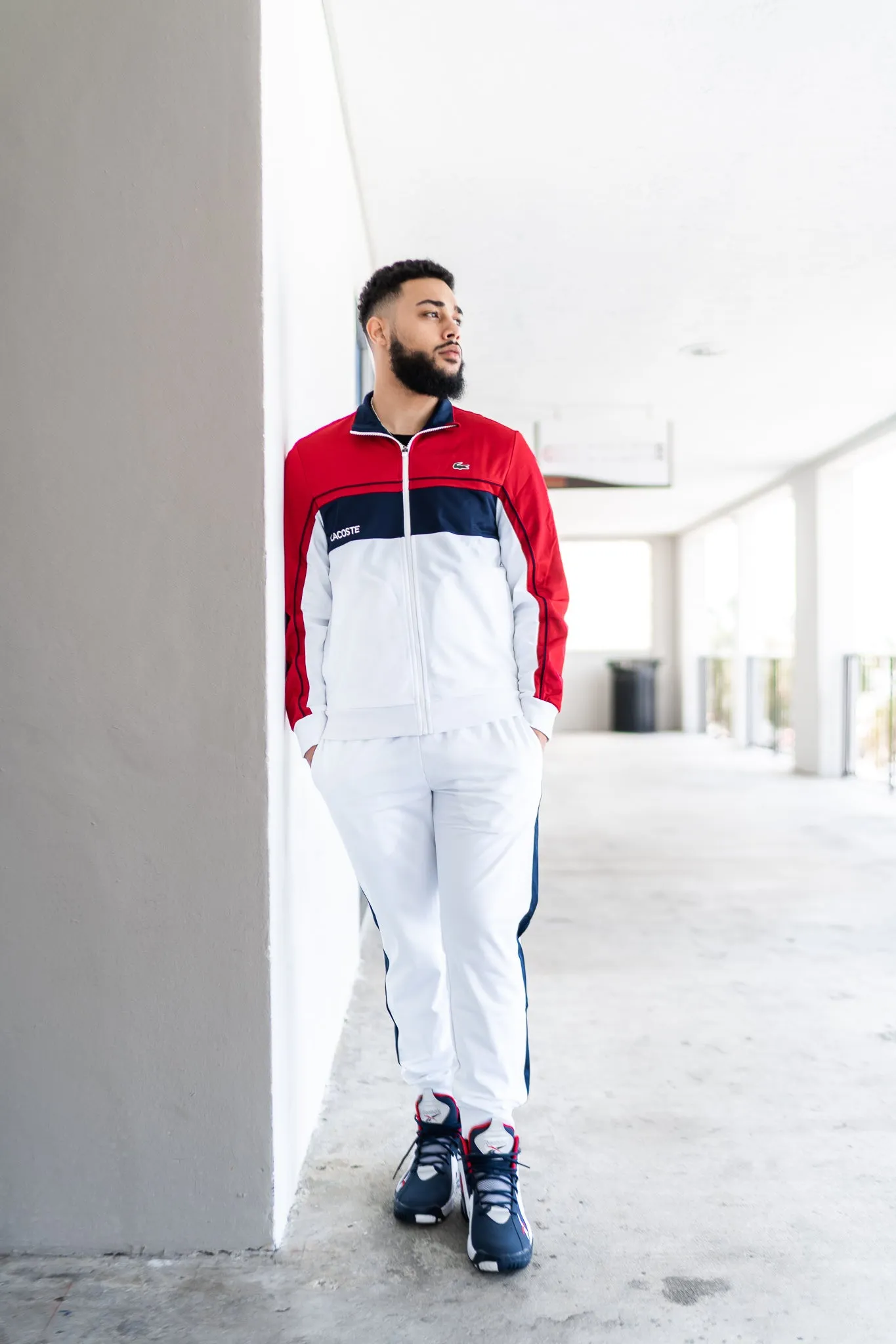 Lacoste Track Jacket (White)