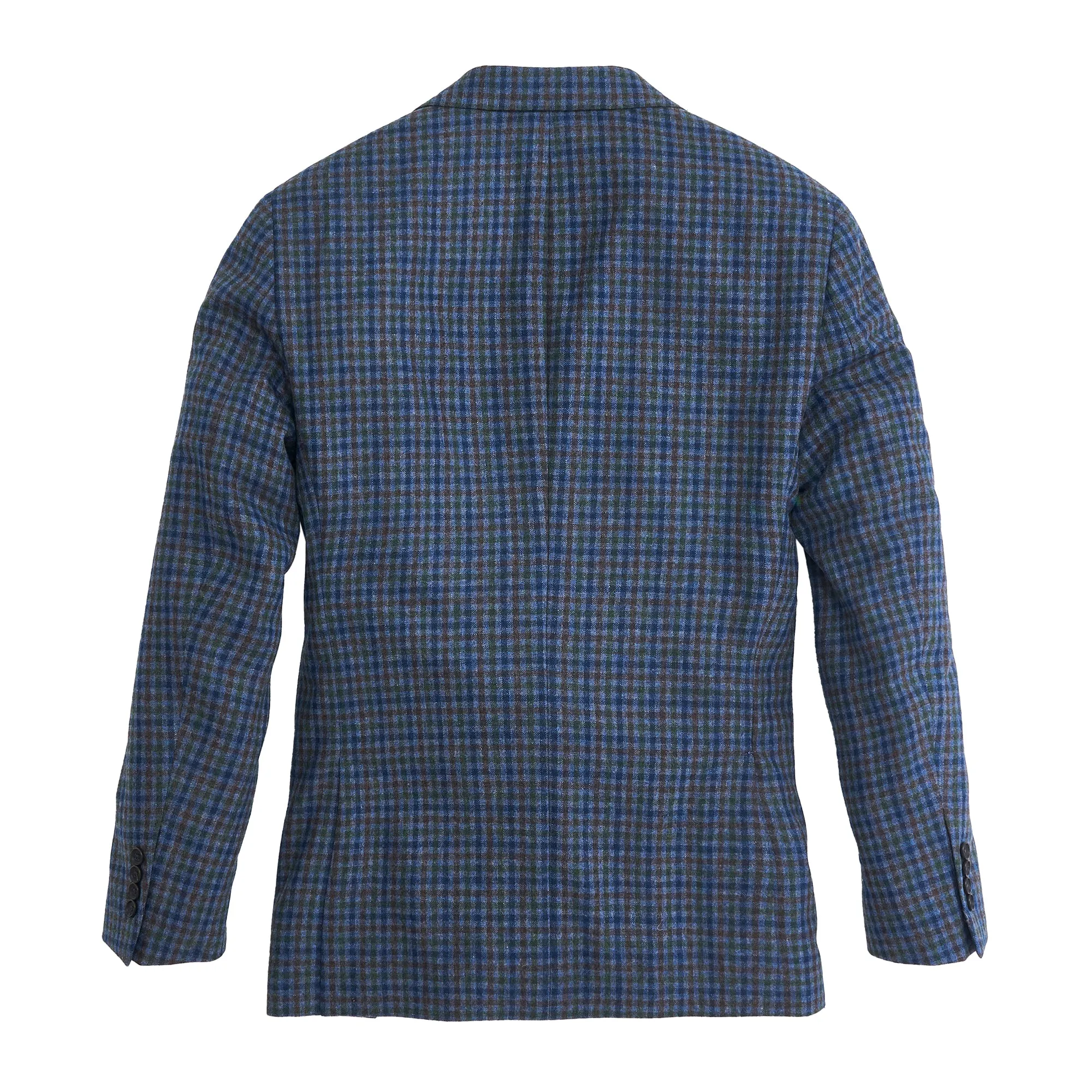 Lanificio Di Pray Country Blue Multi Check Sport Coat