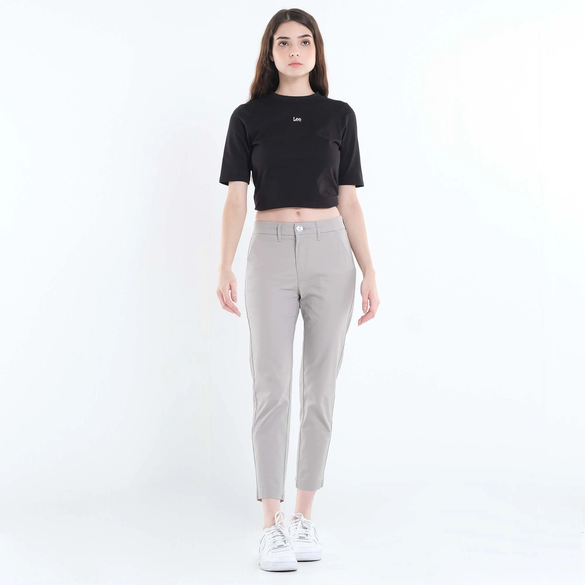 LEE WOMENS CLASSIC HIGH WAIST TROUSERS