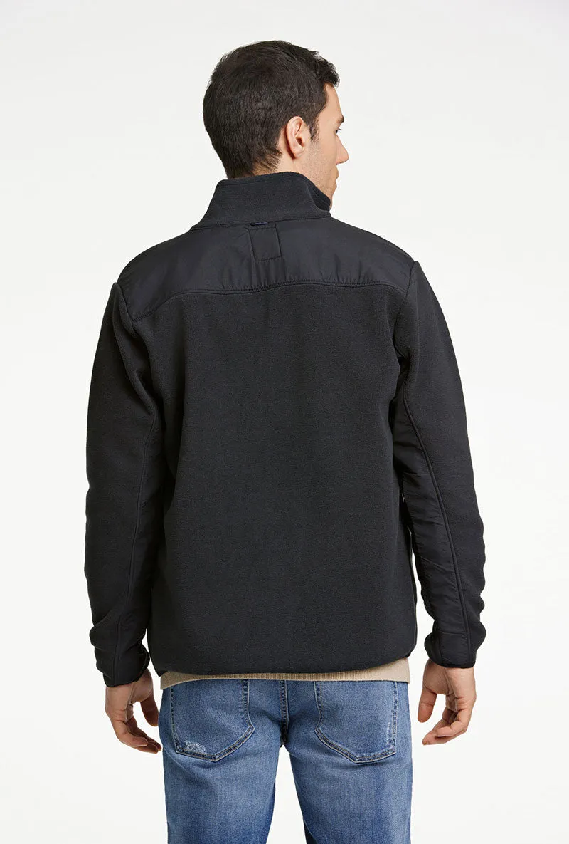 LINDBERGH CONTRAST FLEECE JACKET