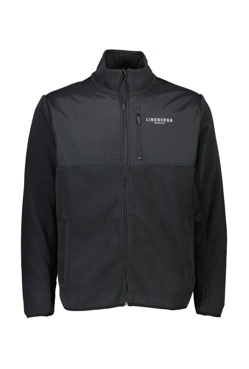 LINDBERGH CONTRAST FLEECE JACKET