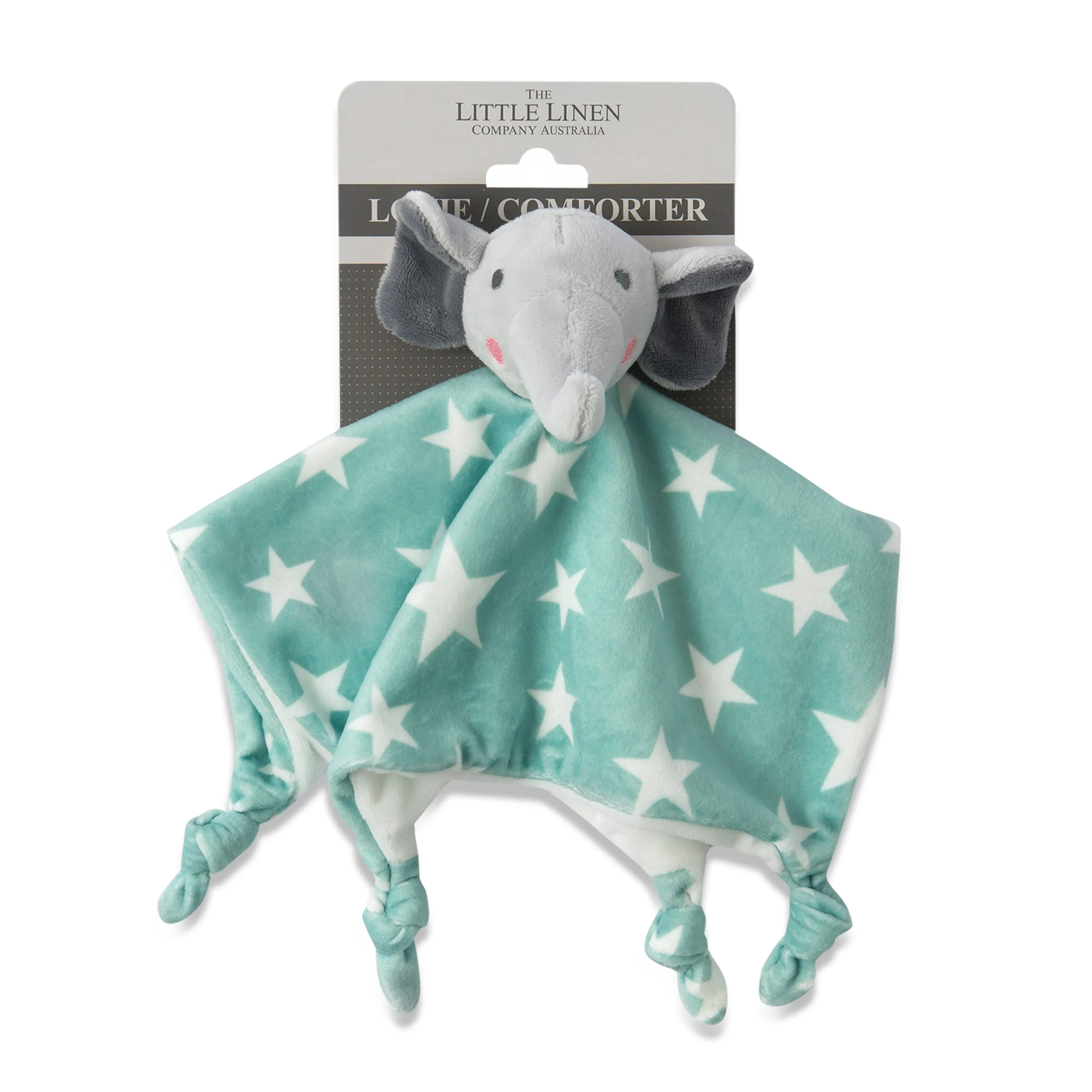 Little Linen Comforter Toy-Elephant Star