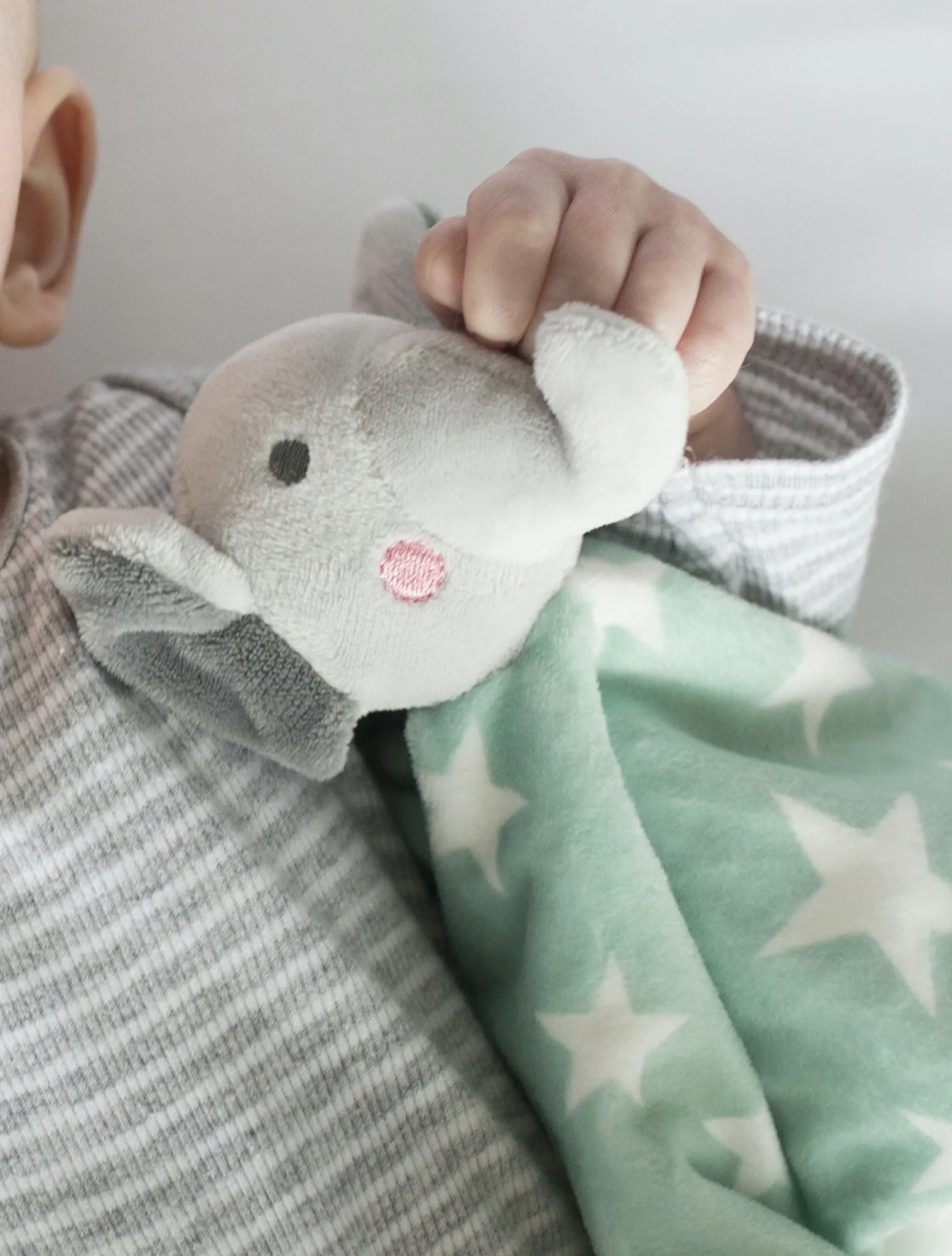 Little Linen Comforter Toy-Elephant Star