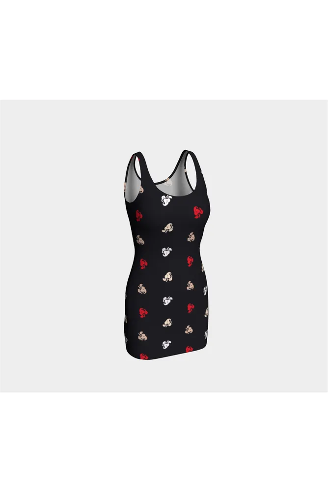 Lucky Leaf Bodycon Dress