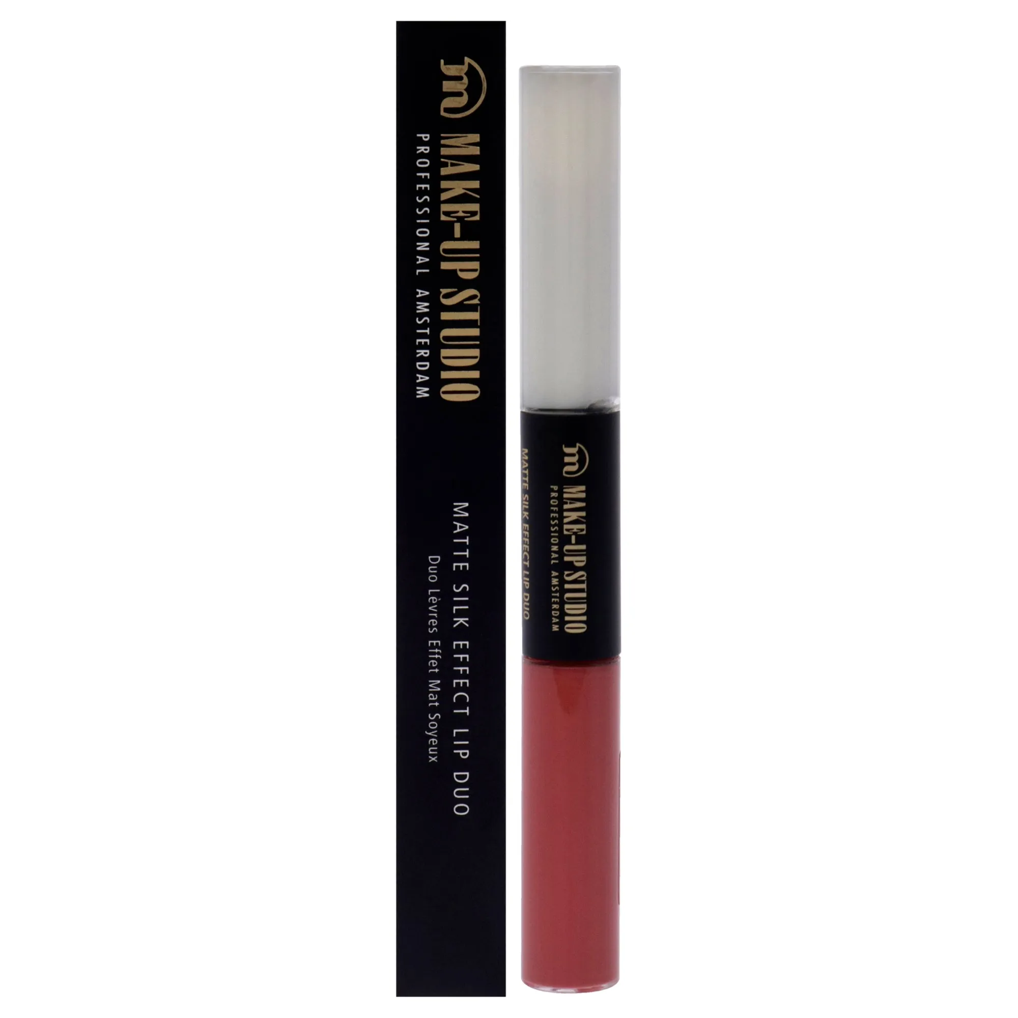 Matte Silk Effect Lip Duo - Charming Coral by Make-Up Studio for Women - 2 x 0.1 oz Lipstick