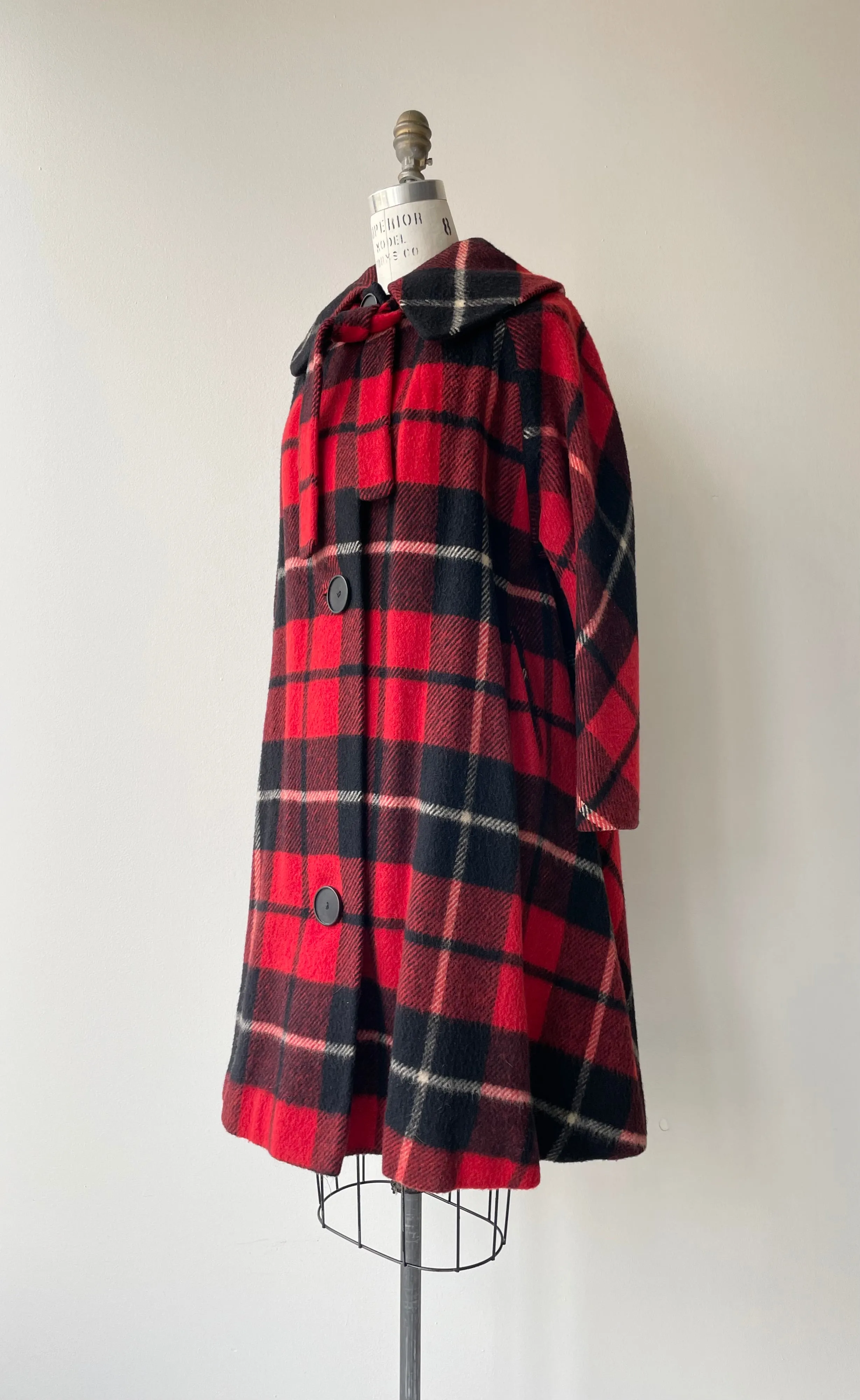 McKelvey Tartan Wool Coat