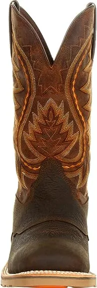 Men's Durango Maverick Pro Cimarron Brown WP, PR, SR Pull On Steel Toe Western Work Boot