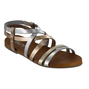 MIA Kid's Lunaa Strappy Sandal - Silver Multi MHK0047