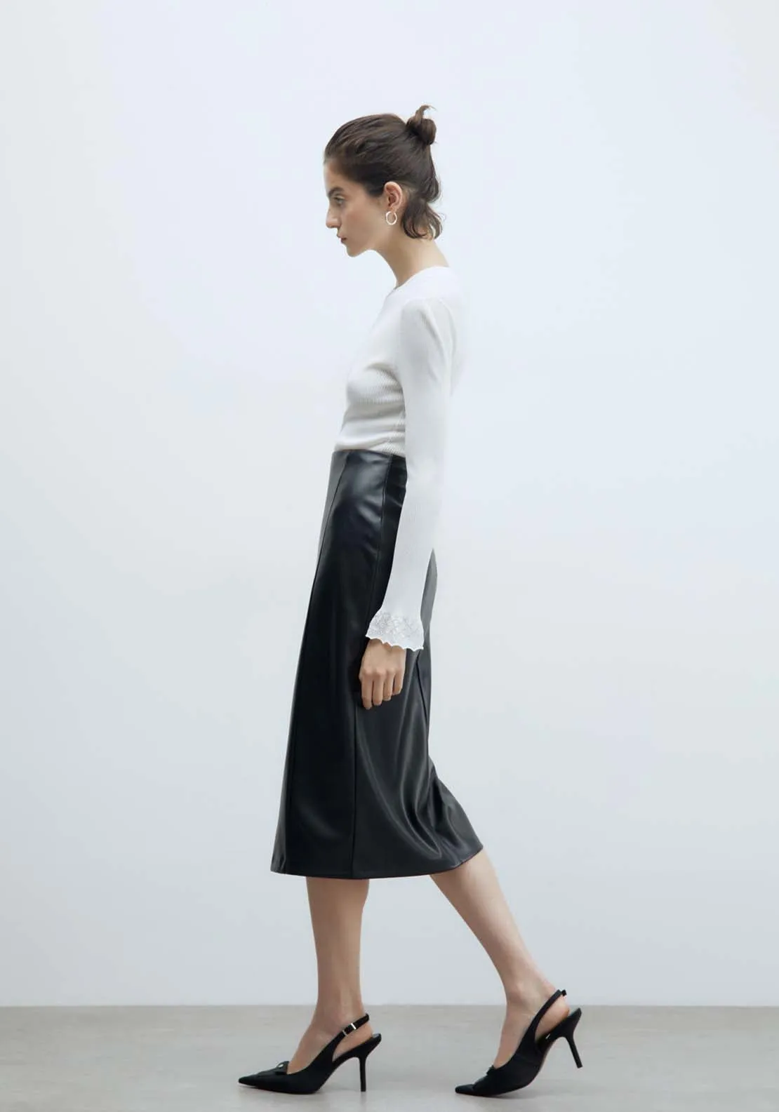 Midi Skirt - Black